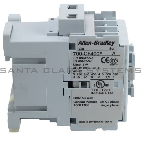 Cf Kg Allen Bradley Control Relay Santa Clara Systems