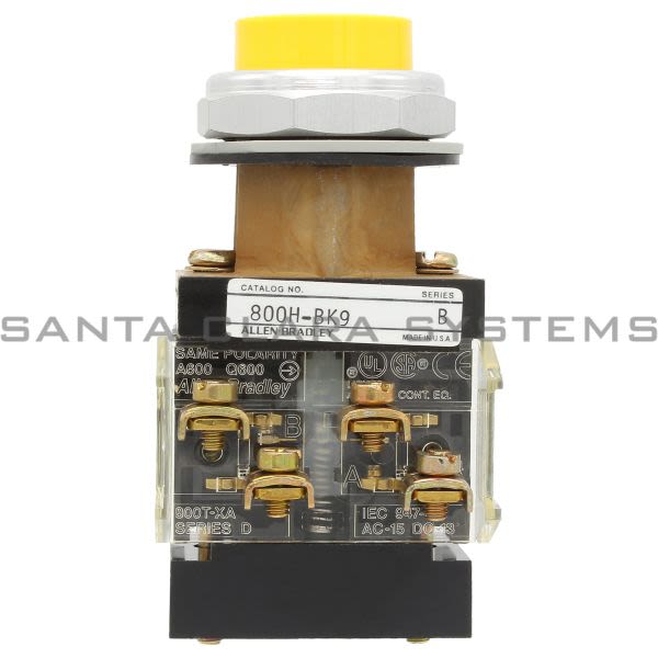 800H BK9A Allen Bradley Push Button Switch Santa Clara Systems