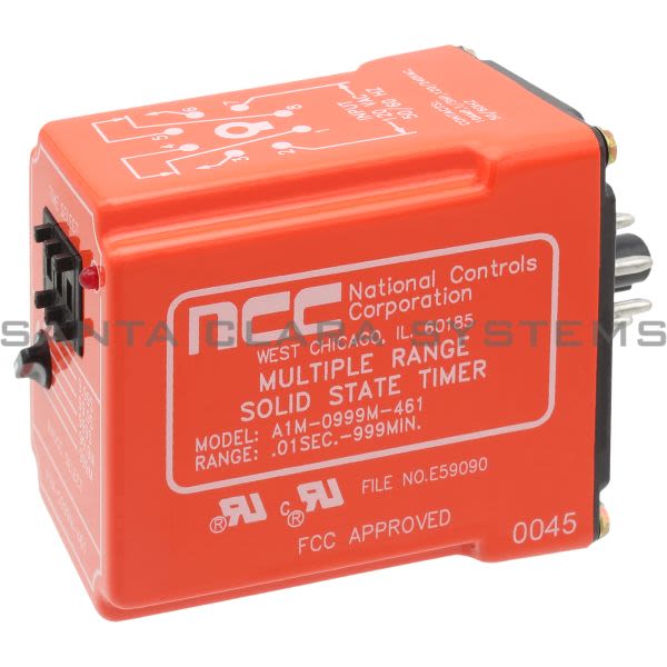 A1M 0999M 461 Timing Relay National Controls In Stock Santa Clara Systems