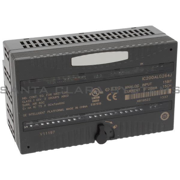 General Electric IC200ALG264 Analog Input 15 Bit Current 15CH Product Image