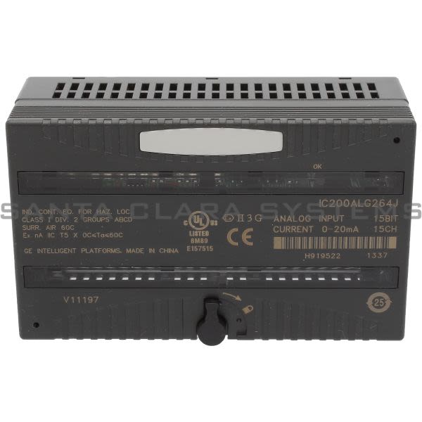 General Electric IC200ALG264 Analog Input 15 Bit Current 15CH Product Image