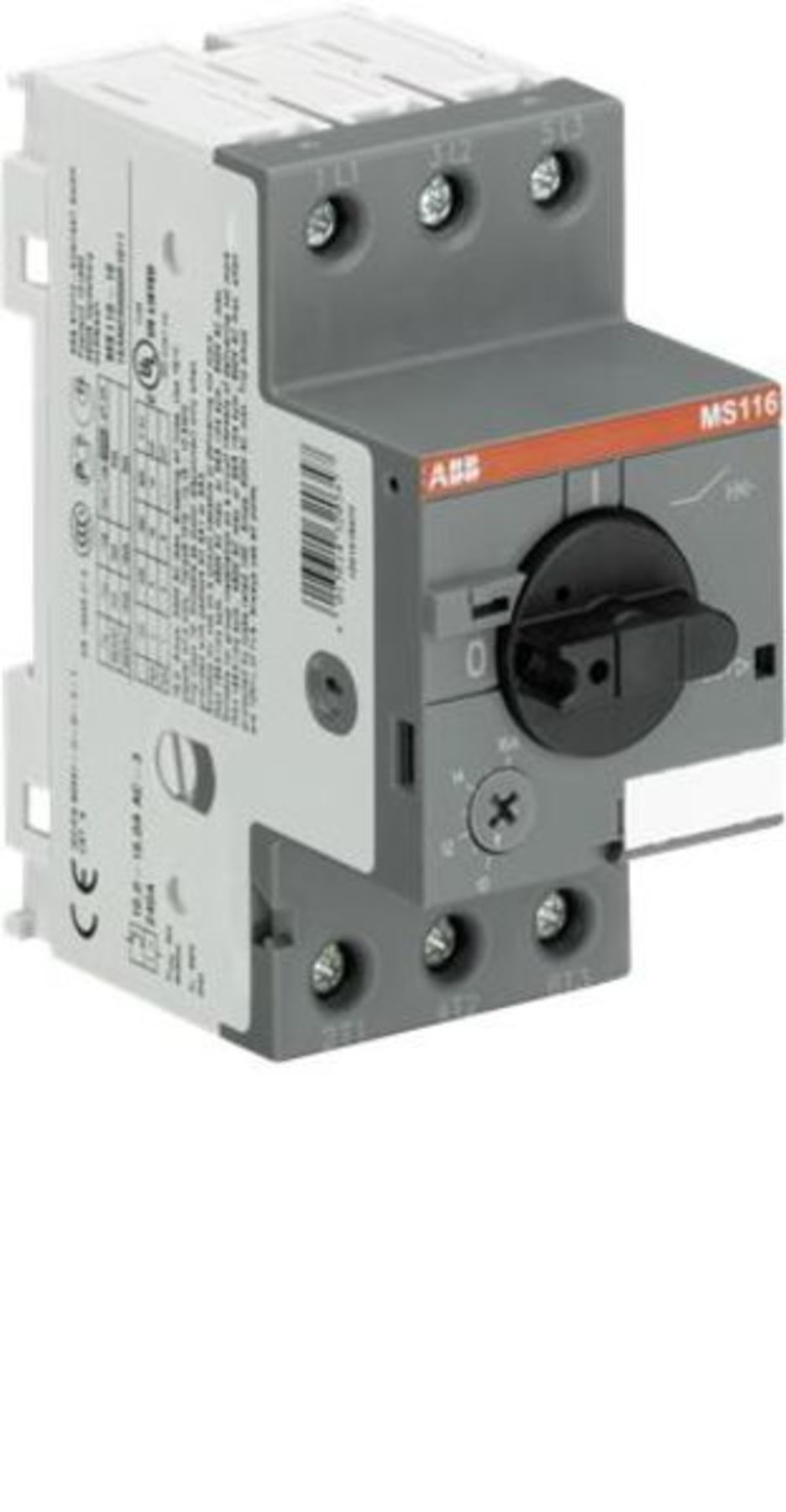 ABB MS116 Motor rated circuit breakers with optional HK1-11 or HKF1-11 auxiliary 