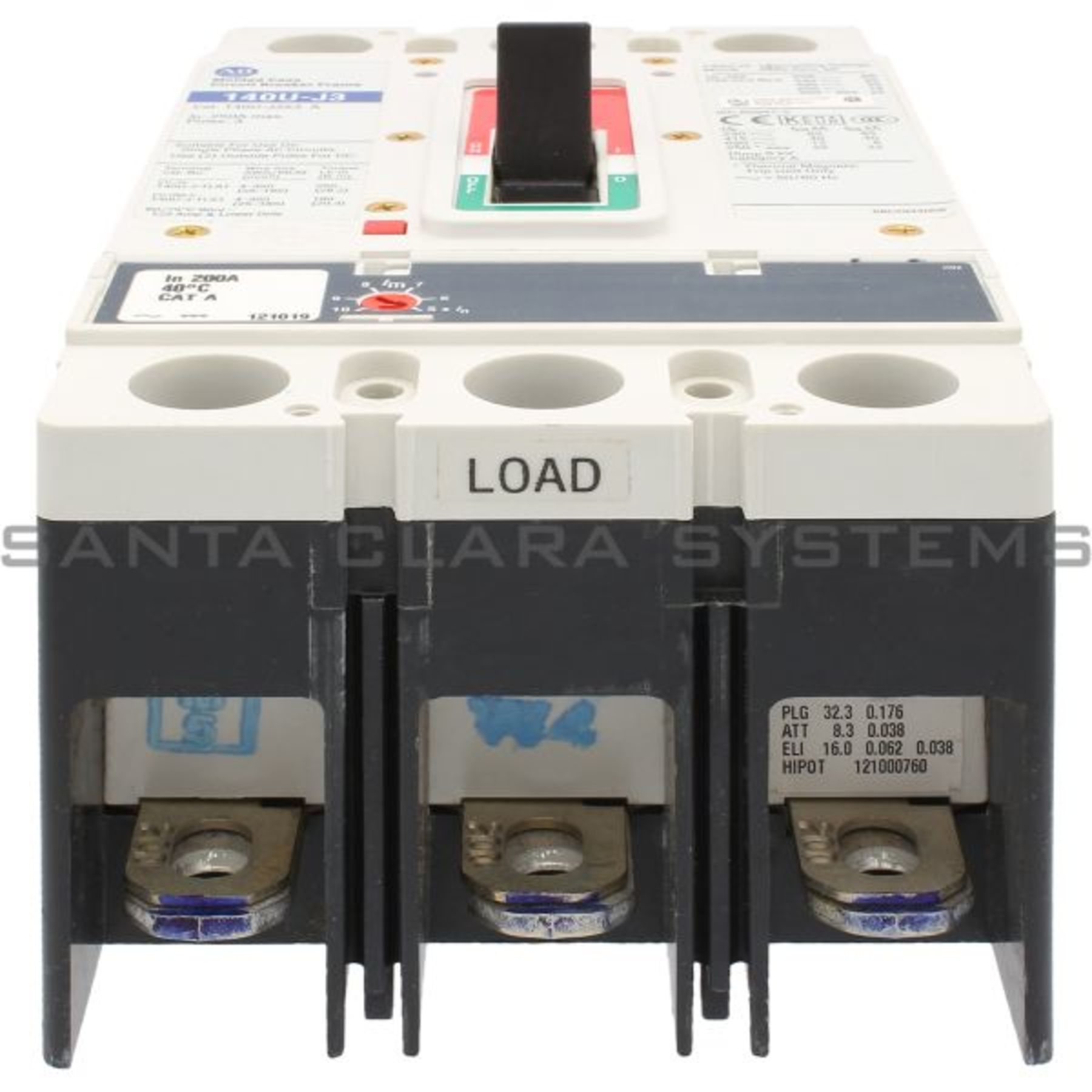 140U-J3D3-D20 Allen Bradley Circuit Breaker - Santa Clara