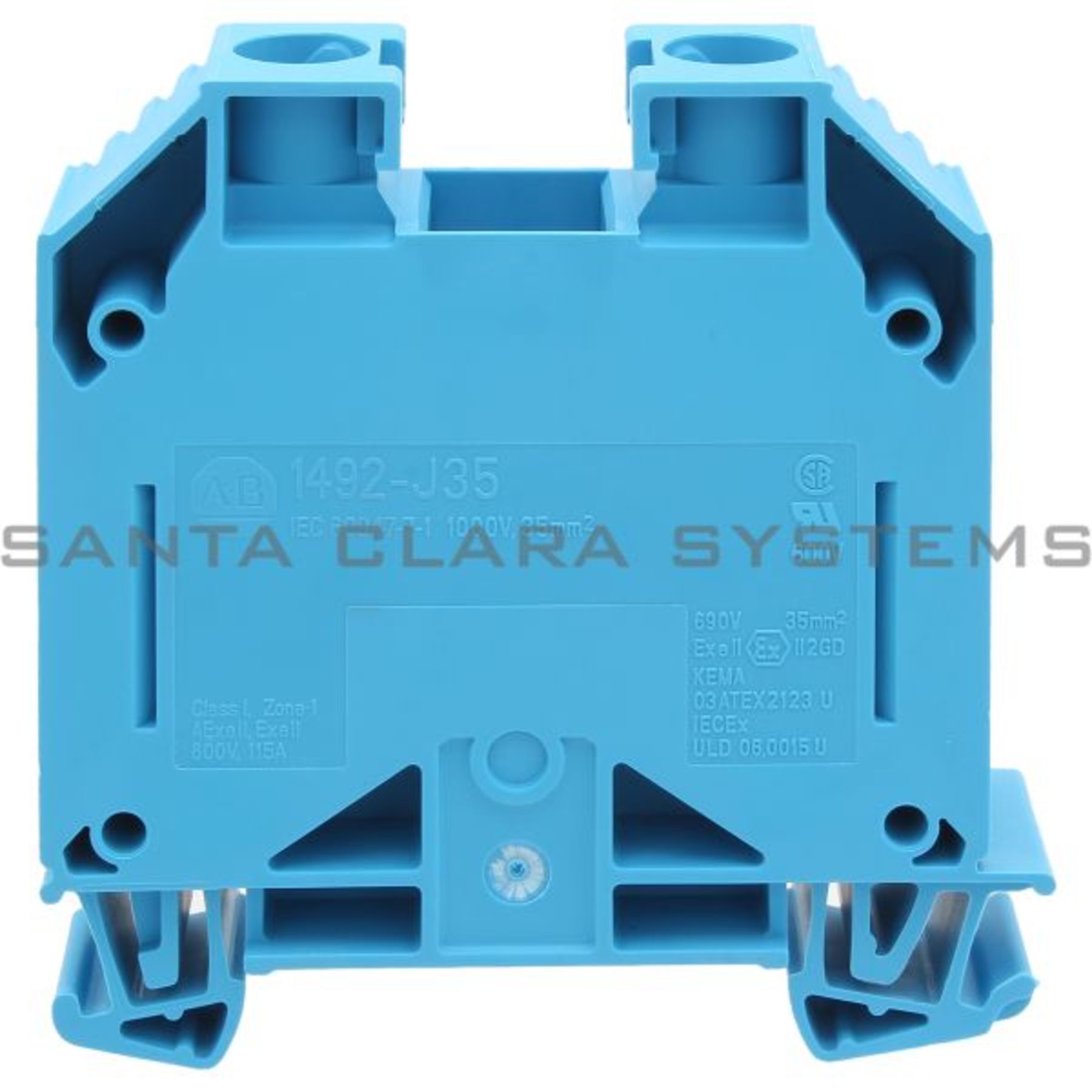 Allen Bradley Terminal Block Blue 1492 J35 B En Stock Y Listos Para Enviar Santa Clara Systems