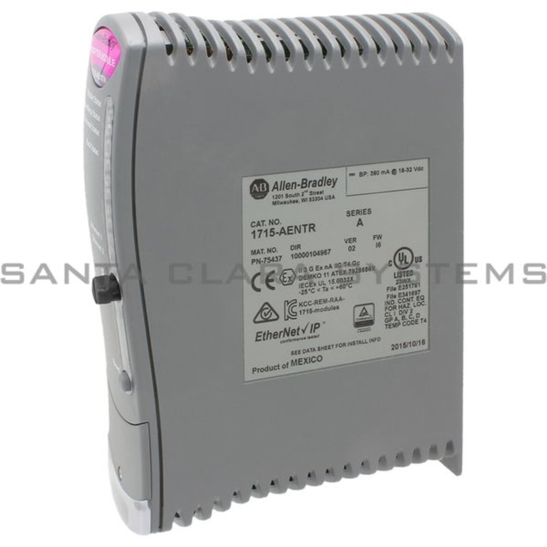 1715-AENTR Allen Bradley In stock and ready to ship - Santa Clara