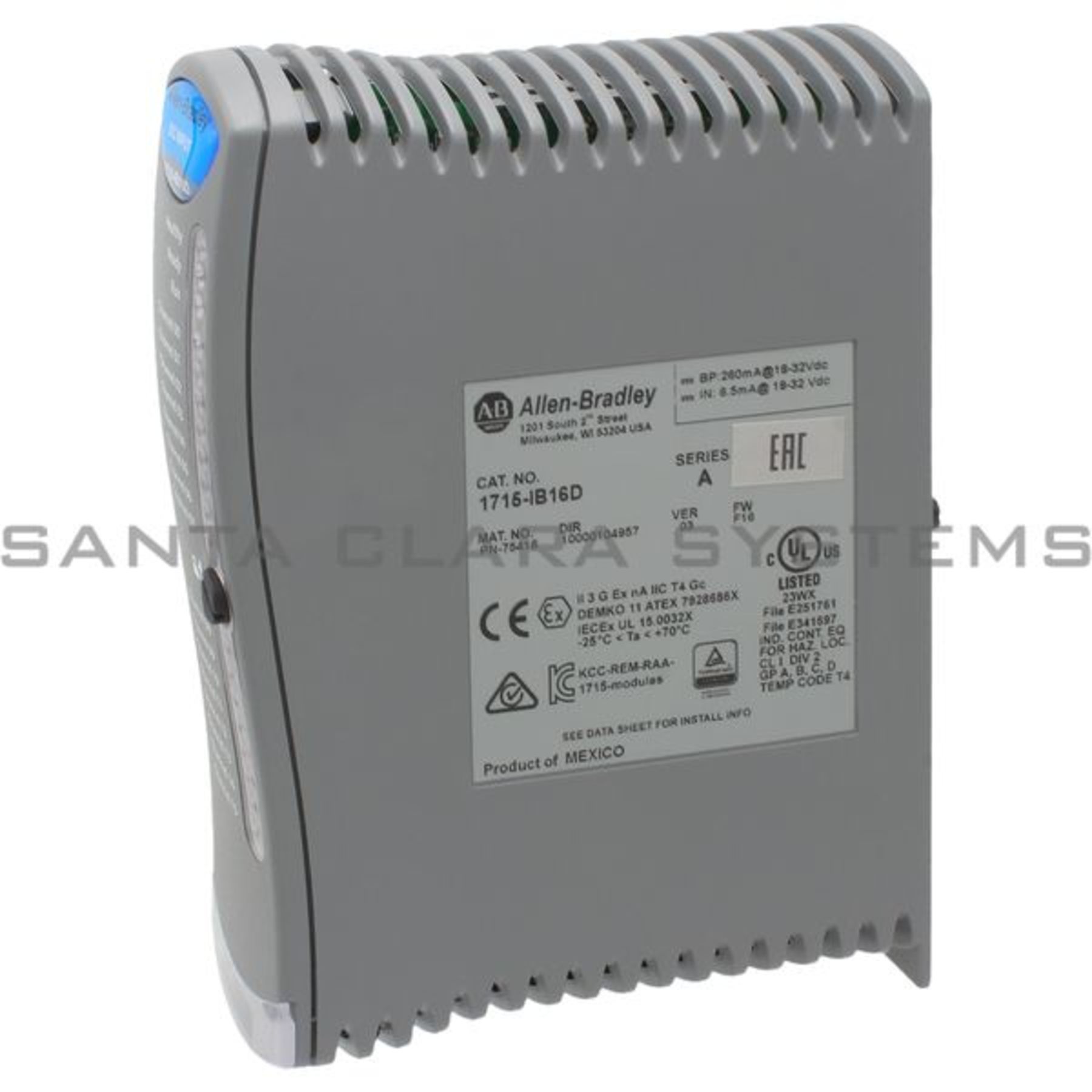1715-IB16D Allen Bradley In stock and ready to ship - Santa Clara