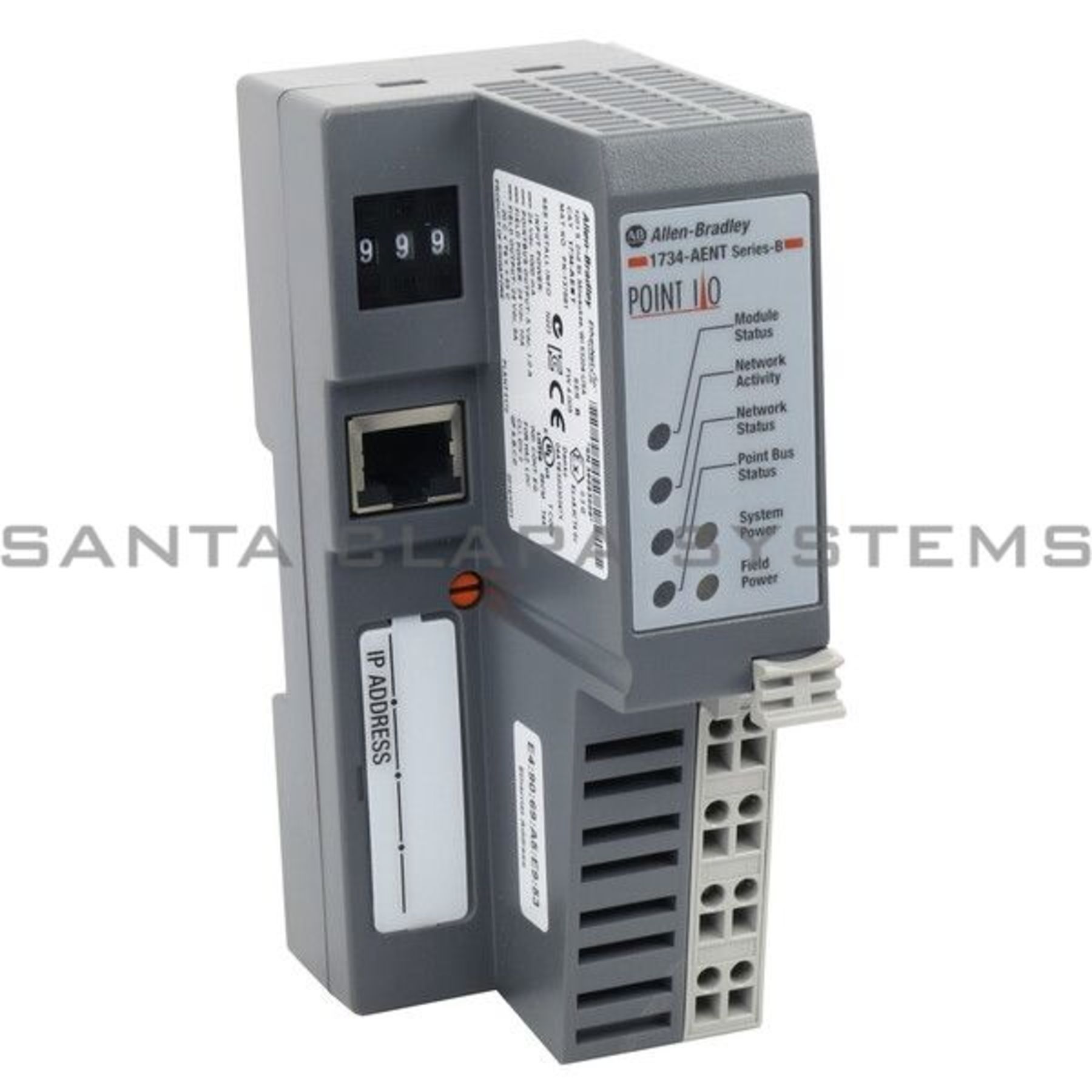 Allen-Bradley 1734-AENT SER B POINT I/O Ethernet Adaptor – New Sealed, 1734AENT