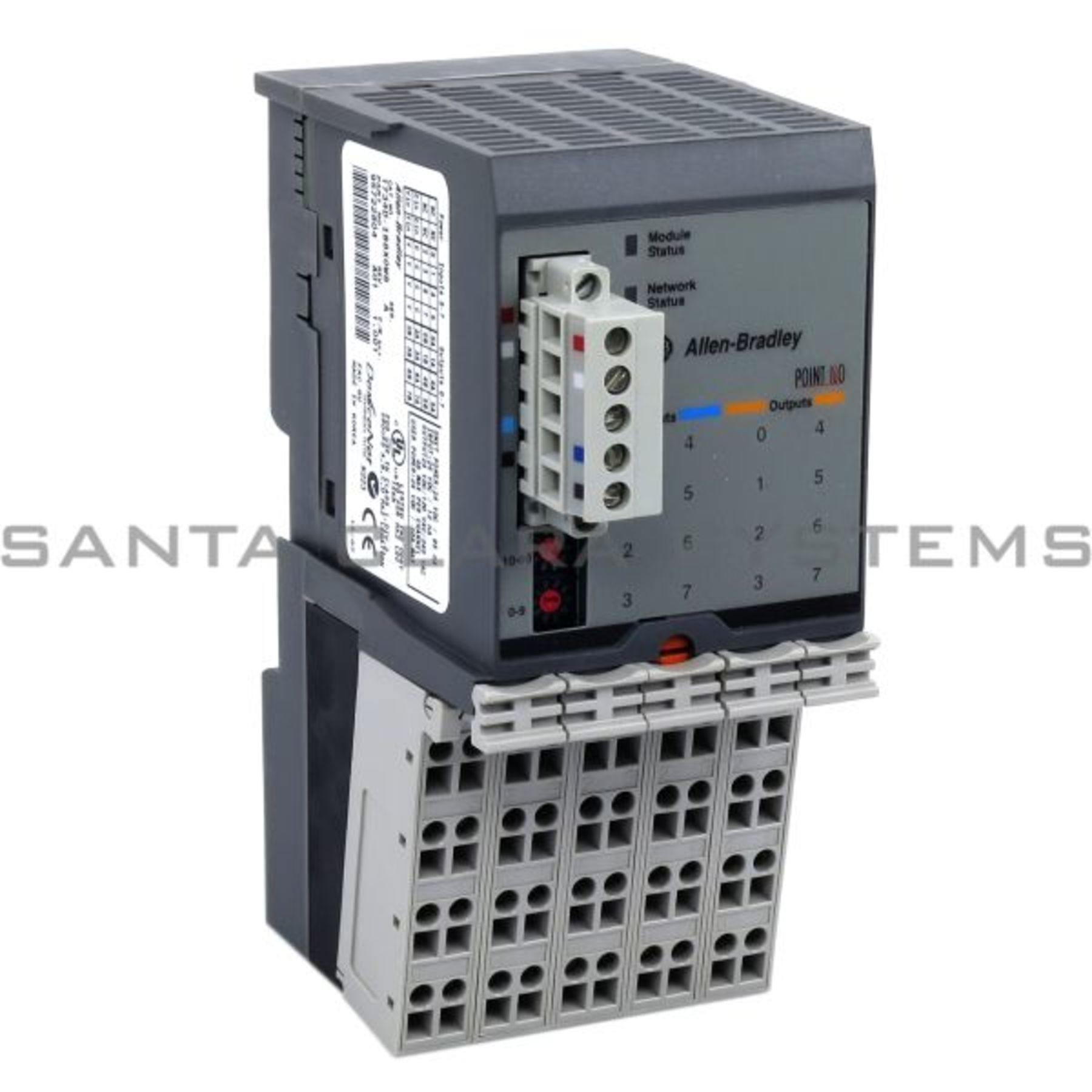 1734D-IB8XOW8 Allen Bradley Point Block I/O Module - Santa 1734D-IB8XOW8 Allen Bradley Point Block I/O Module - Santa