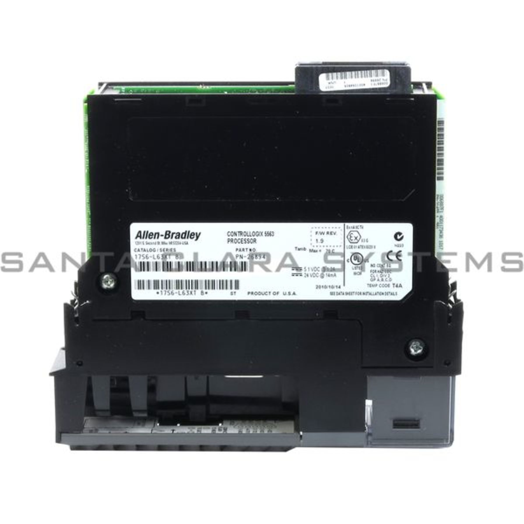 1756-L63XT Allen Bradley In stock and ready to ship - Santa Clara