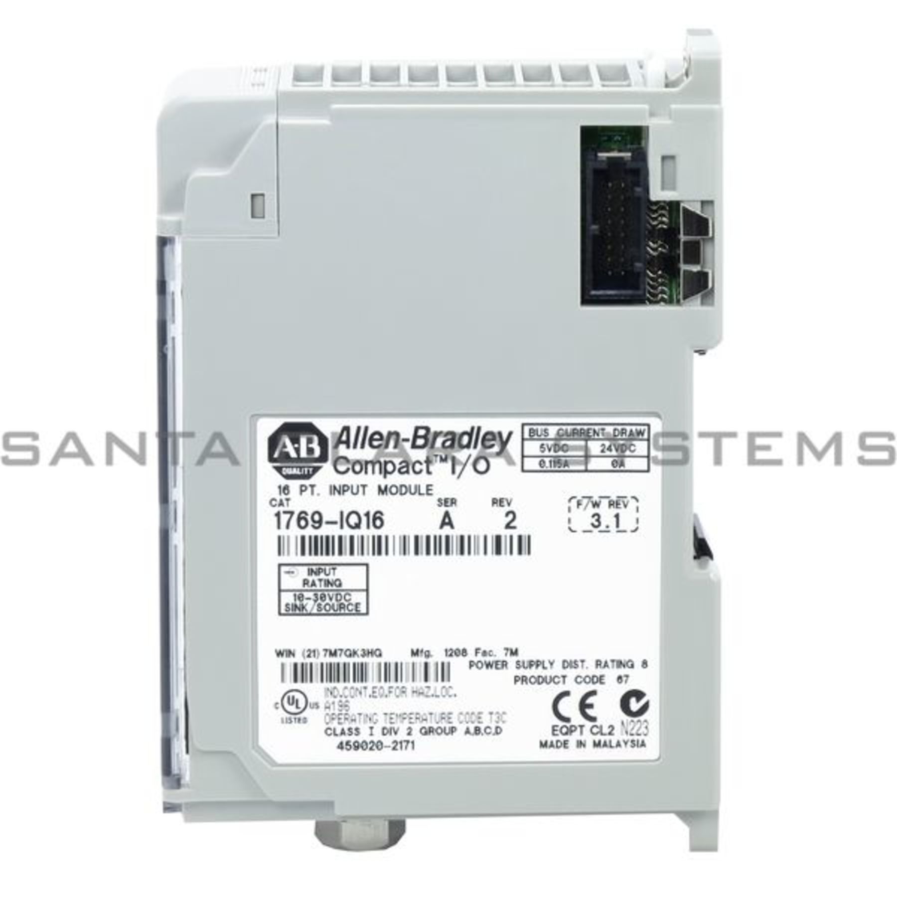 1769-IQ16 Allen Bradley In stock and ready to ship - Santa Clara