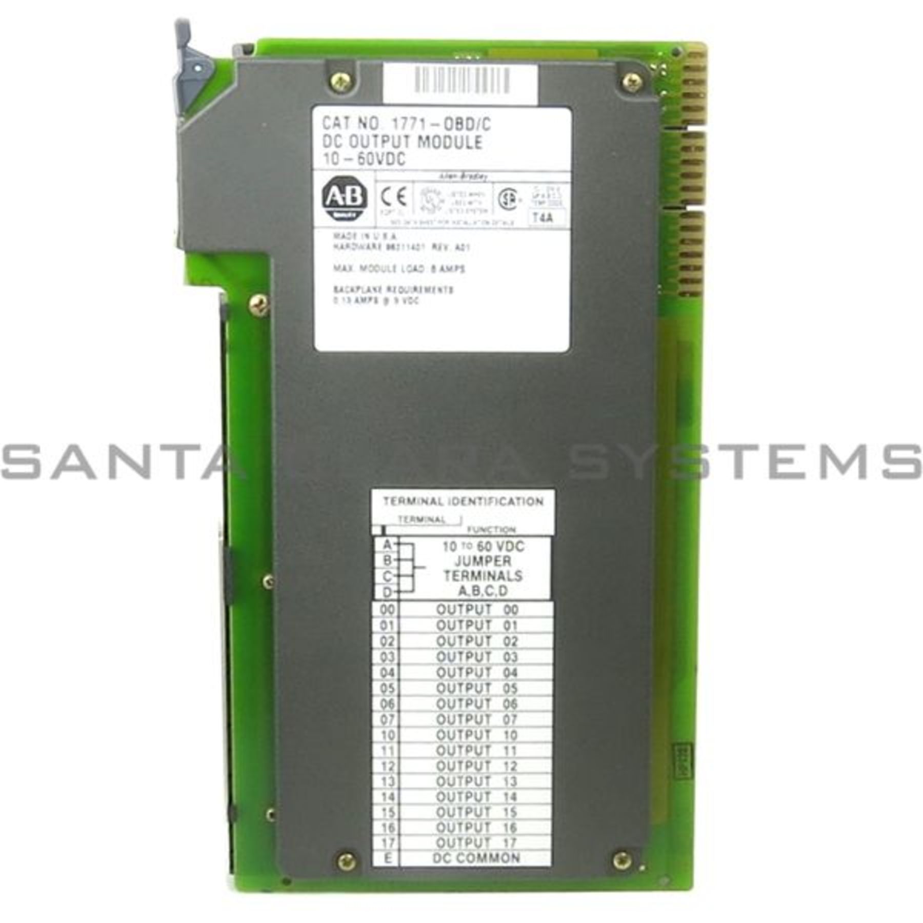1771-OBD Allen Bradley In stock and ready to ship - Santa Clara