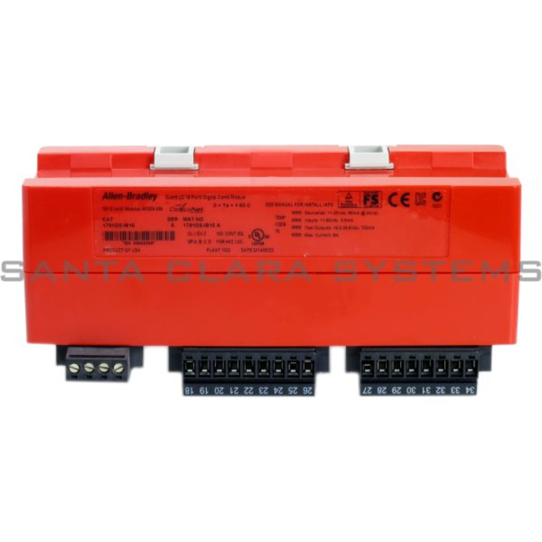 1791DS-IB16 Safety Module | Compactblock Guard I/O DeviceNet In