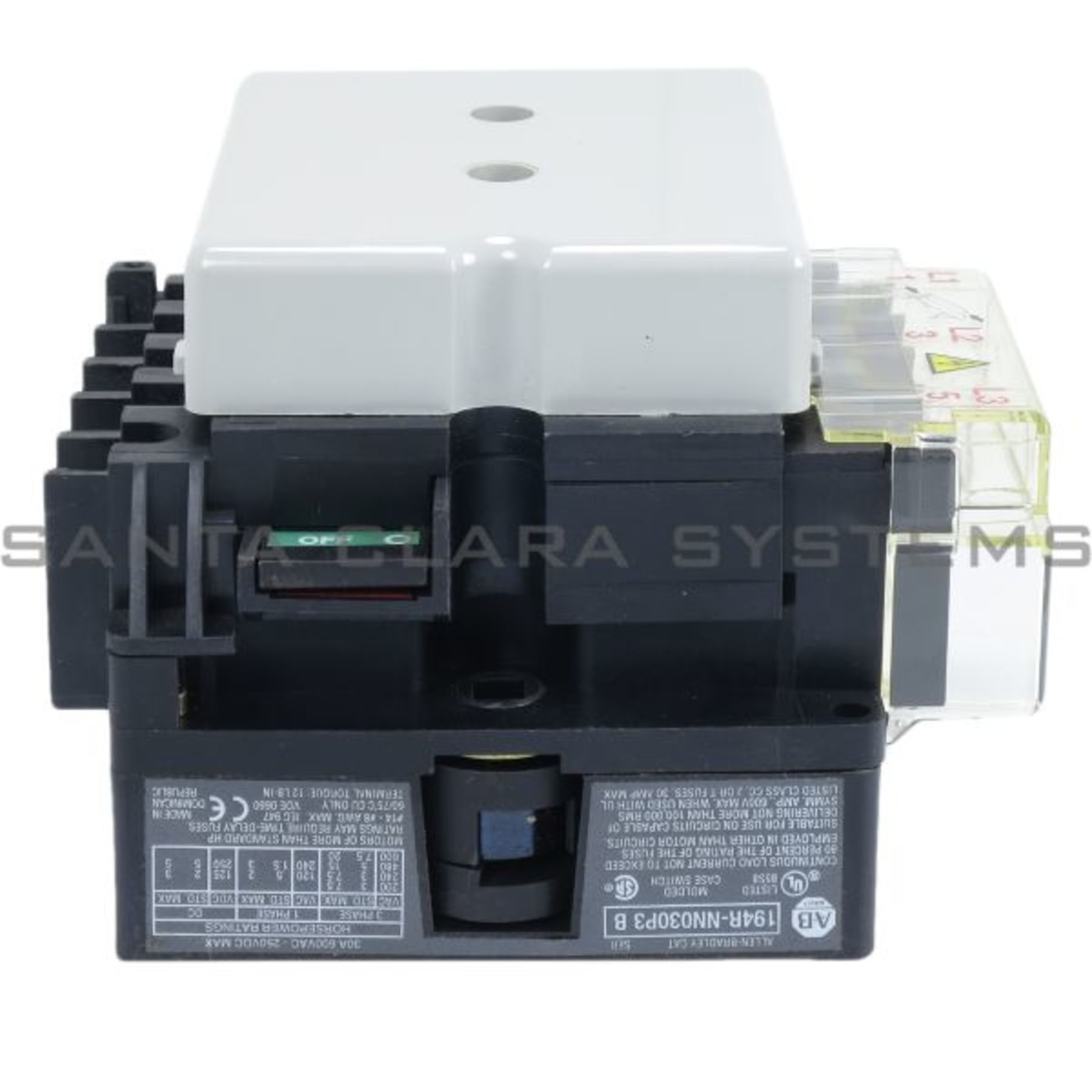 194R-NN030P3 Allen Bradley In stock and ready to ship - Santa