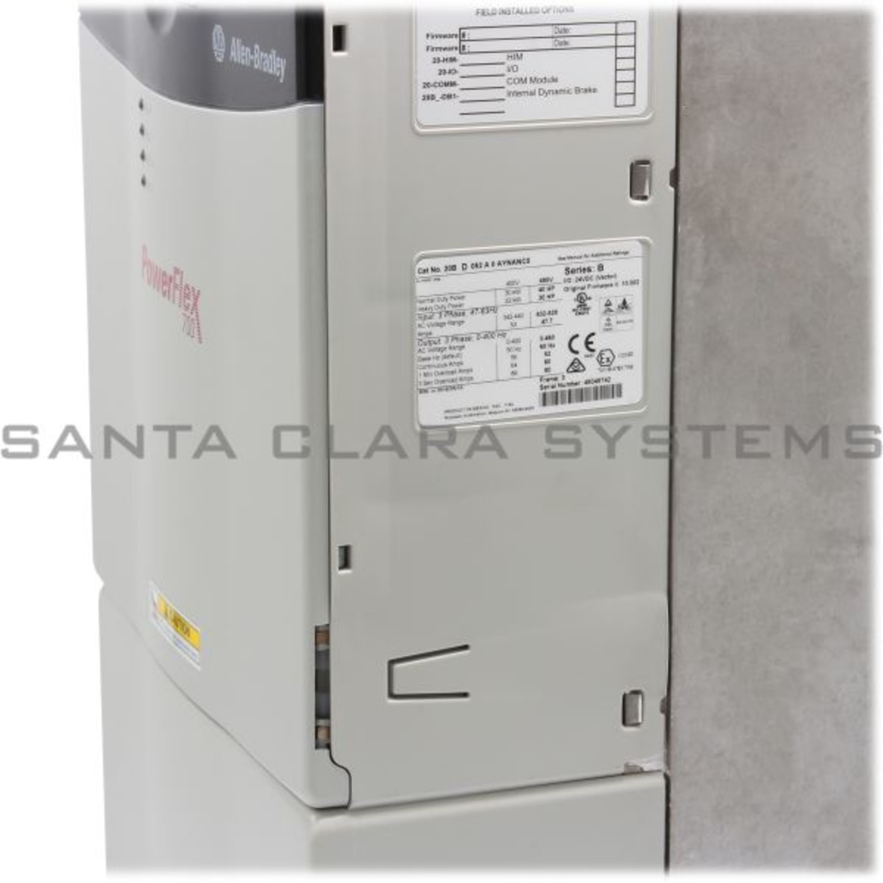 20BD014A0AYNAND0 Allen Bradley PowerFlex 70 AC Drive - Santa Clara