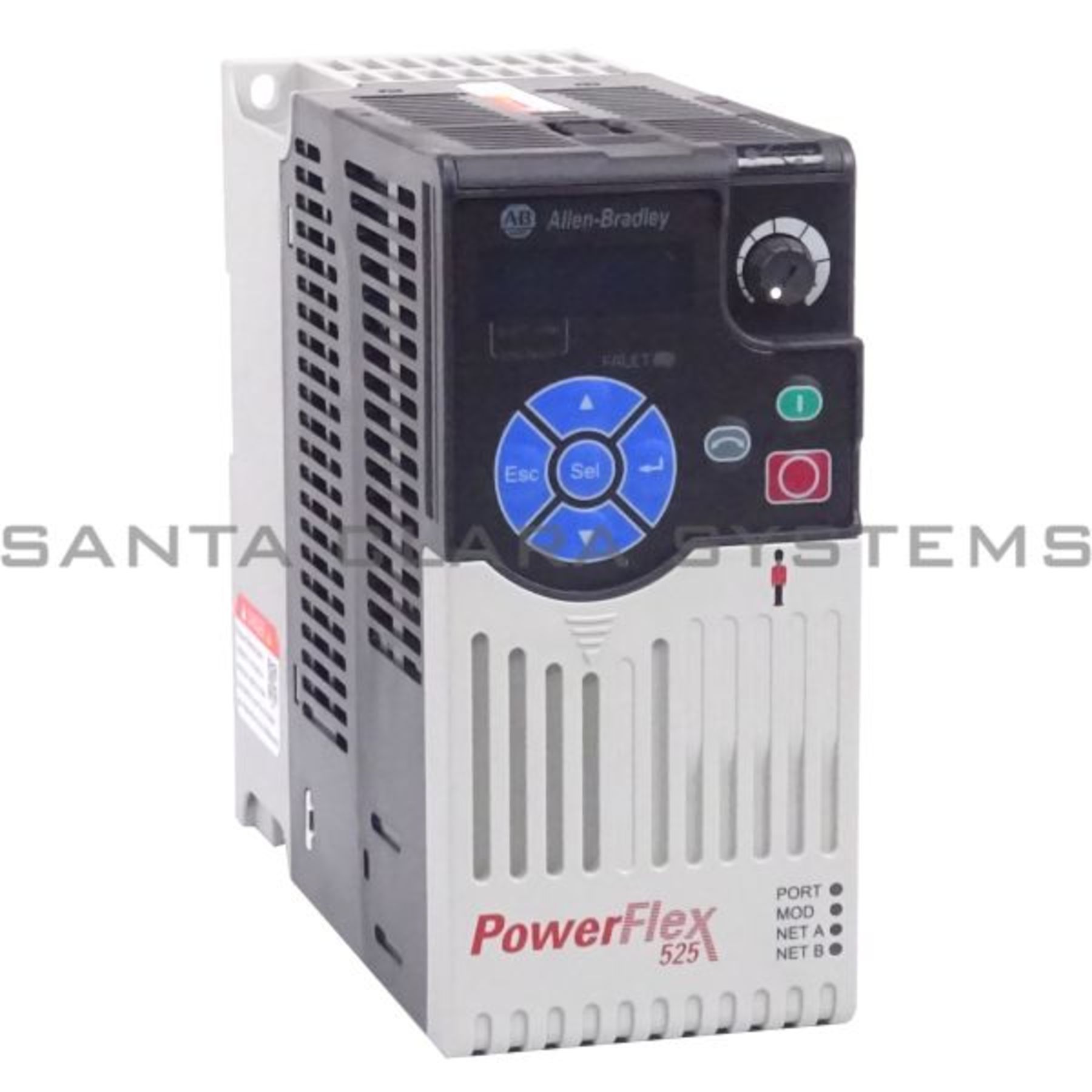 POWERFLEX 525 AC DRIVE, WITH EMBEDDED ETHERNET/IP AND SAFETY, 480 VAC, 3  PHASE, 6 AMPS, 3 HP, 2.2 KW