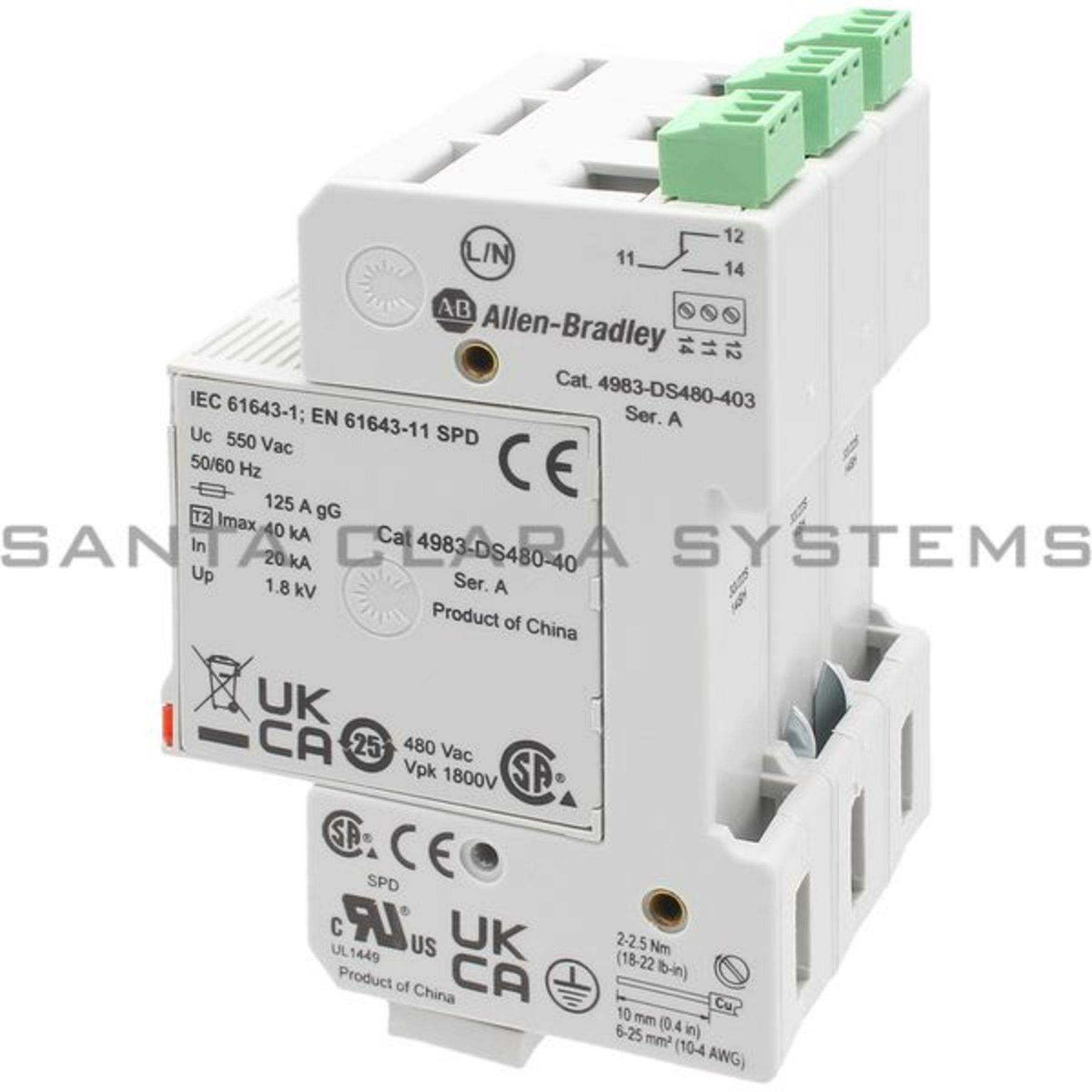 4983-DS480-403 Allen Bradley In stock and ready to ship - Santa