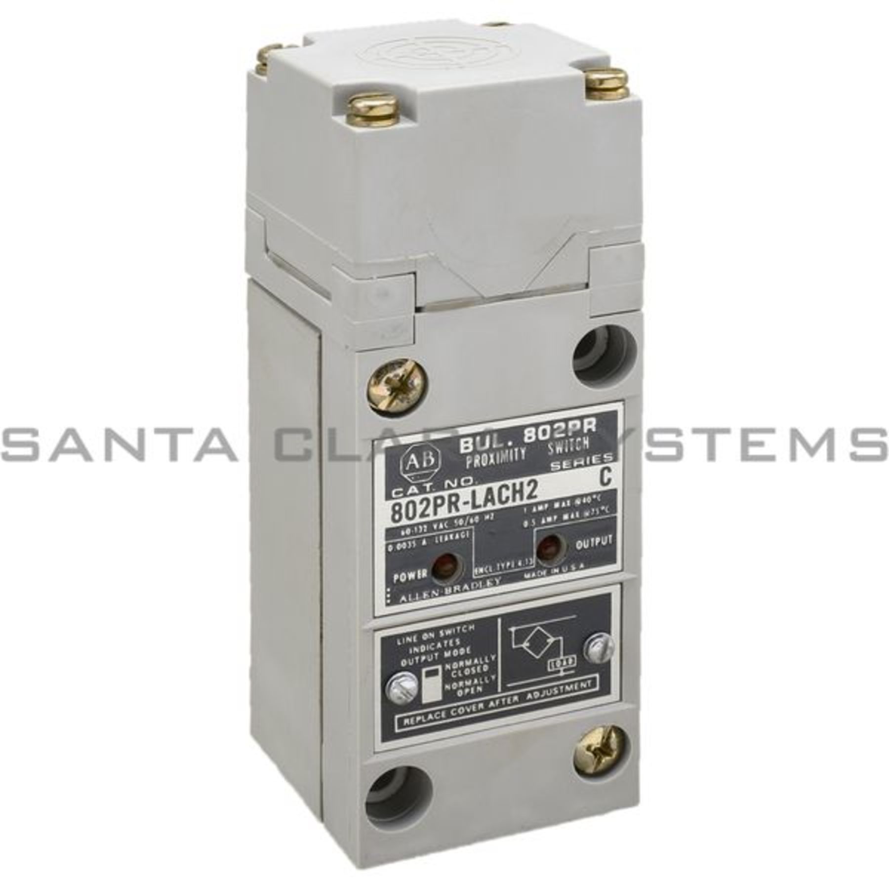 802PR-LACH2 Allen Bradley Proximity Sensor - Santa Clara Systems