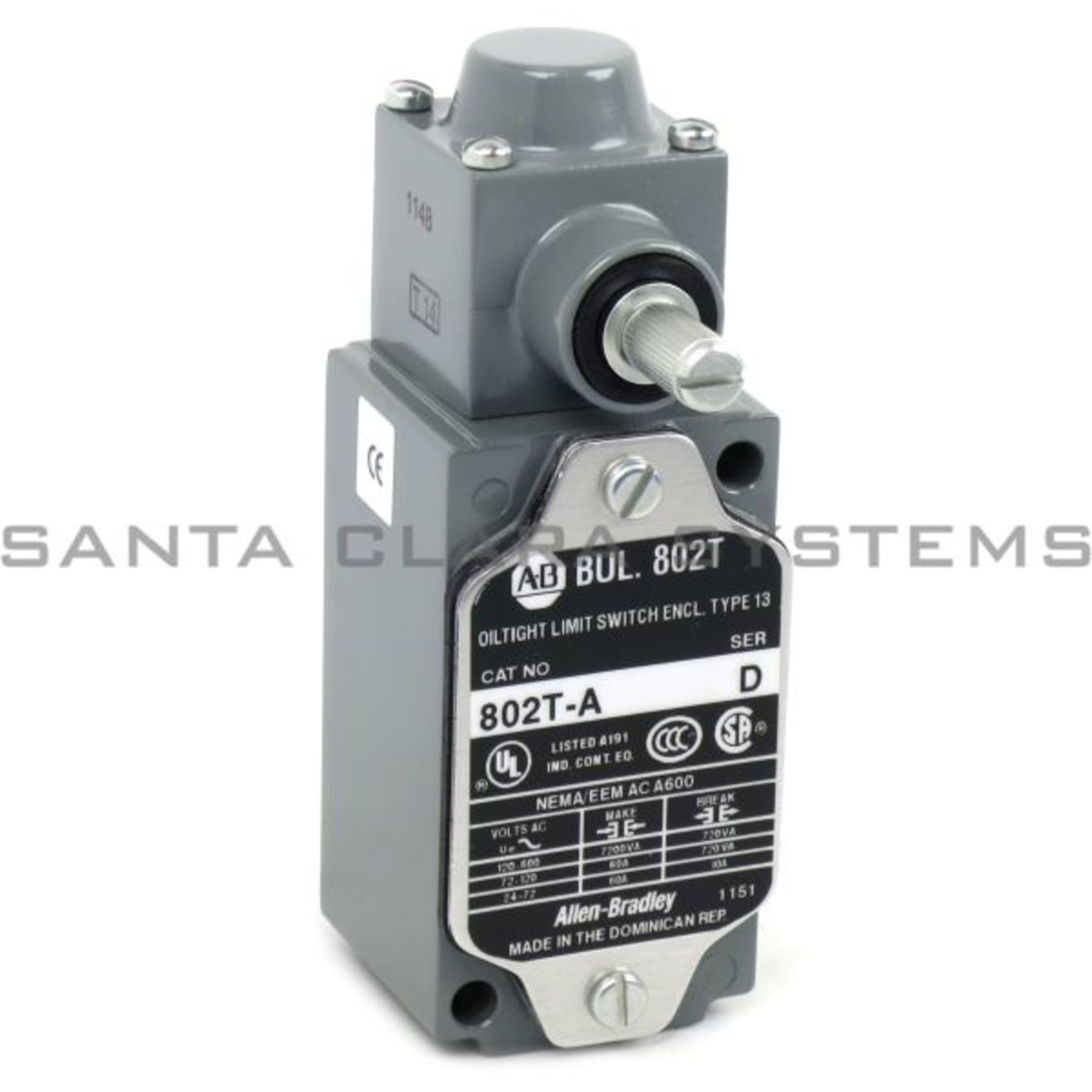 802T-A Allen Bradley In stock and ready to ship Santa Clara Systems