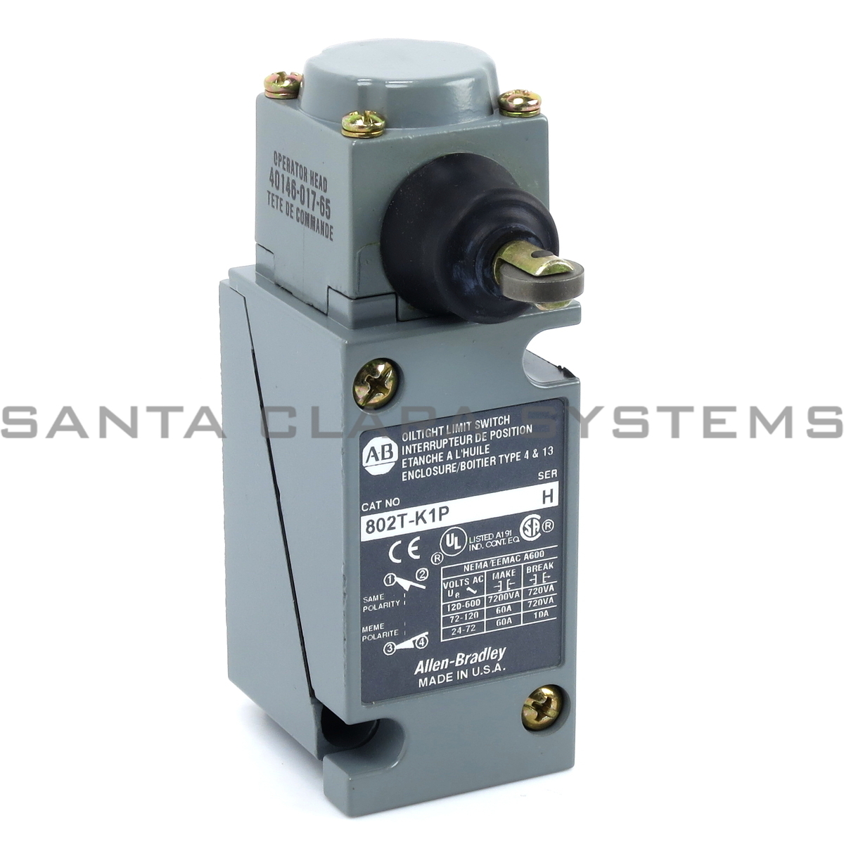 802T-K1P Allen Bradley In stock and ready to ship - Santa Clara