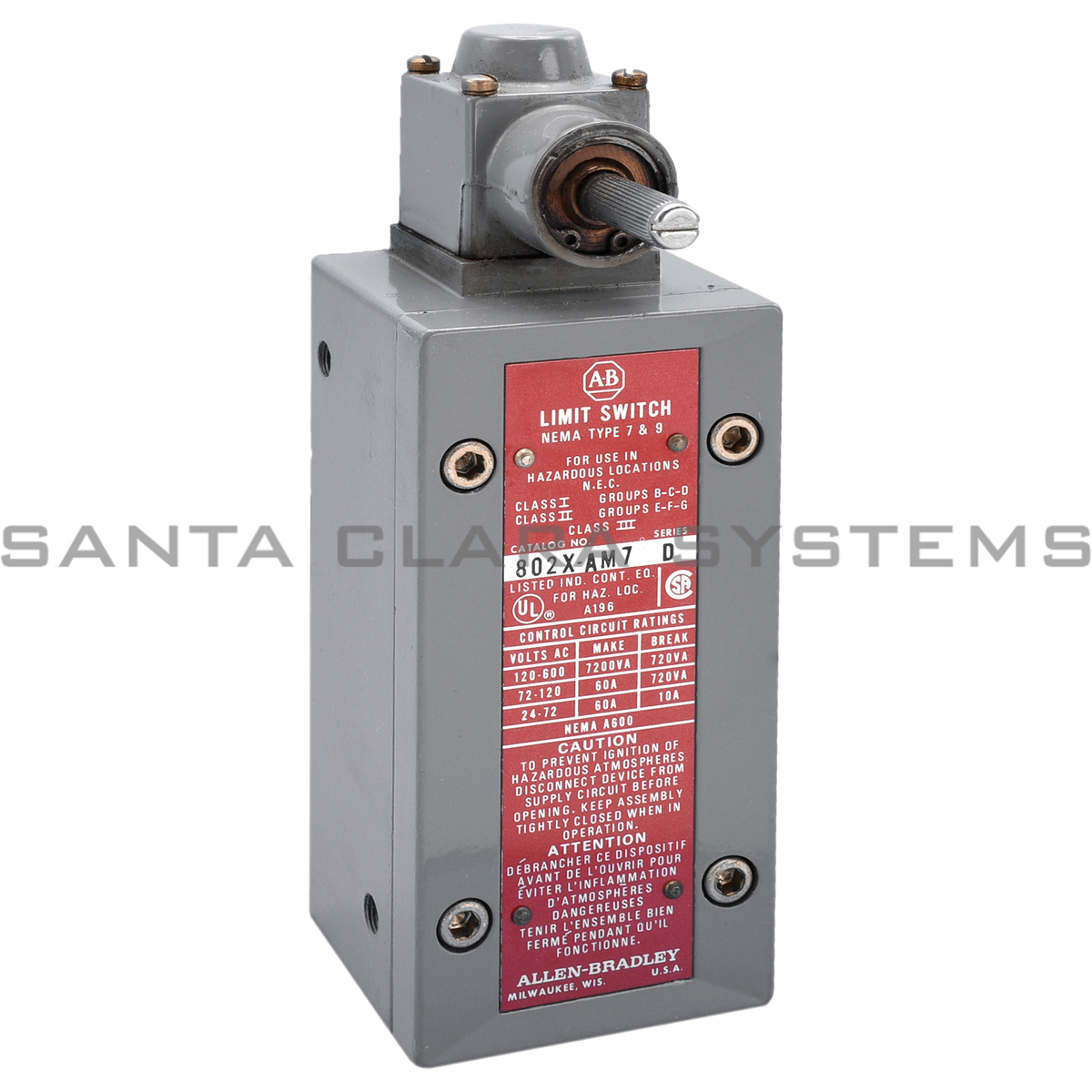 AR80 シリンダ－ 49mm 未使用 802X-AM7 Allen Bradley In stock and ready to ship - Santa Clara