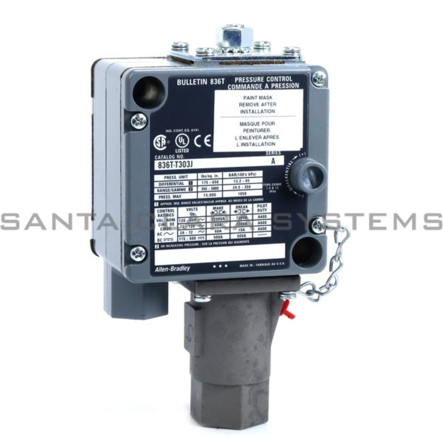 836T-T303J Allen Bradley In stock and ready to ship - Santa Clara Systems