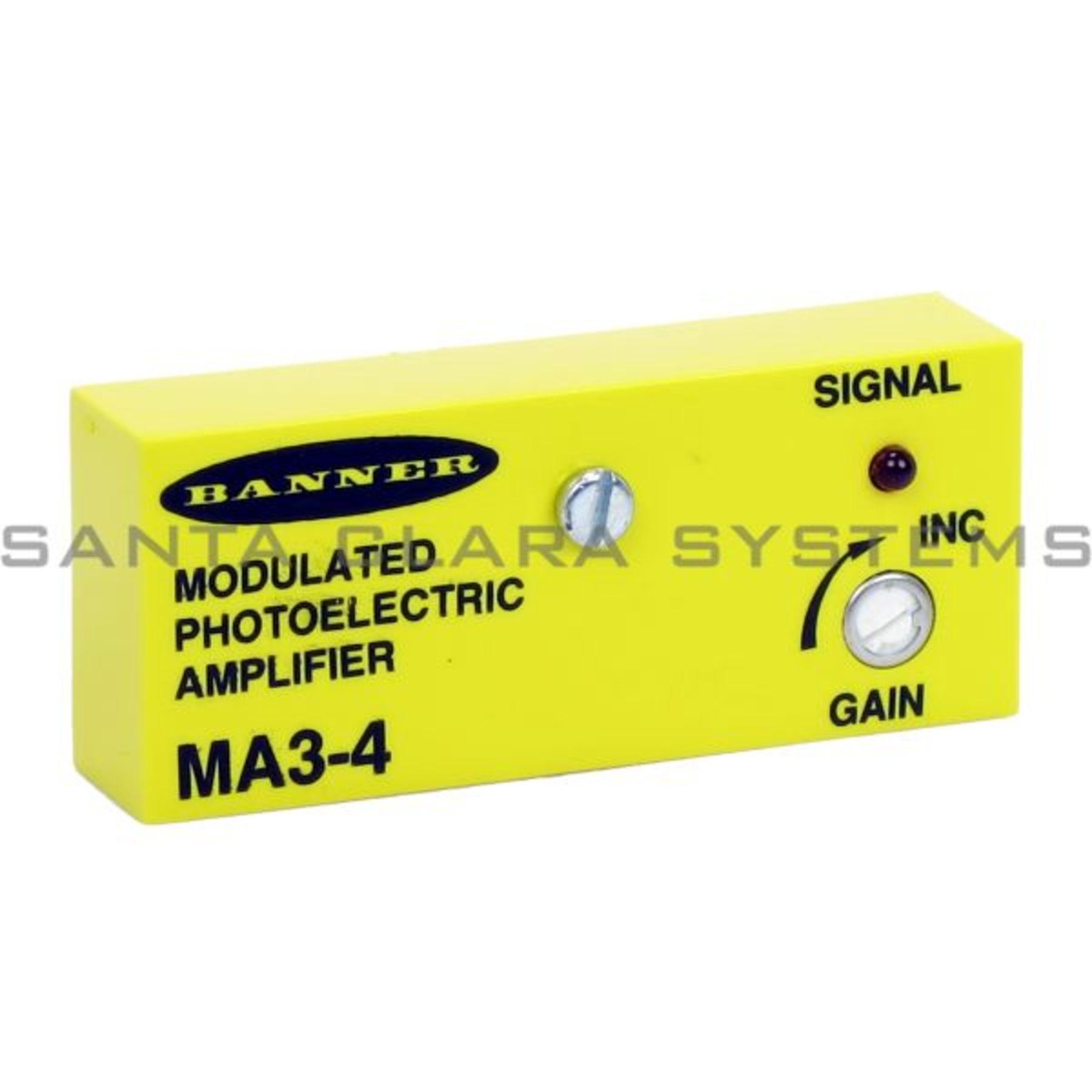 Banner MA3 Modulated Photoelectric Amplifier 10-30VDC 