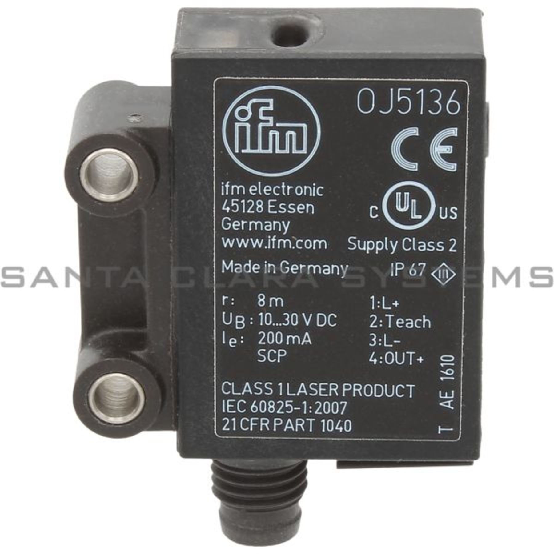 OJ5136 Efector Retro-reflective Sensor | OJPLFPKG/SO/AS