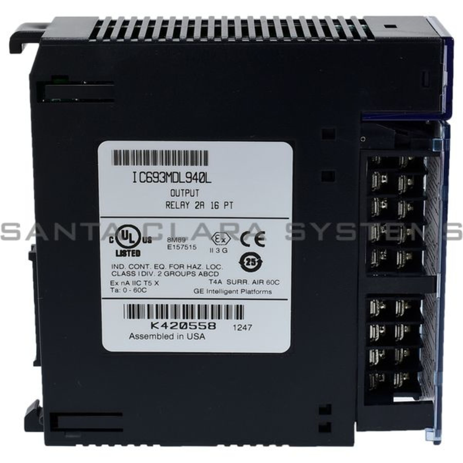 IC693MDL940 General Electric In stock and ready to ship - Santa