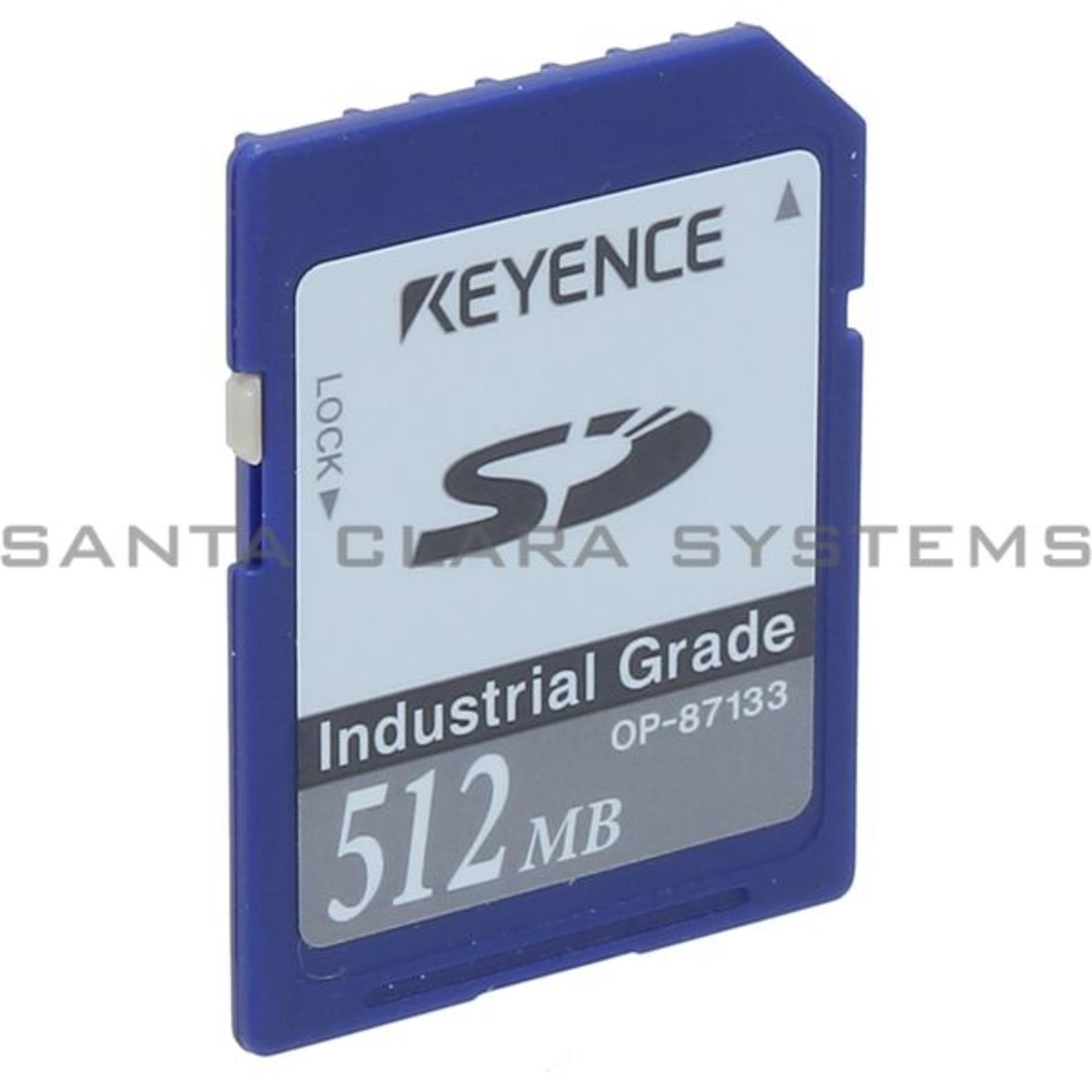 OP-87133 Keyence Industrial Grade SD Card 512MB - Santa Clara Systems