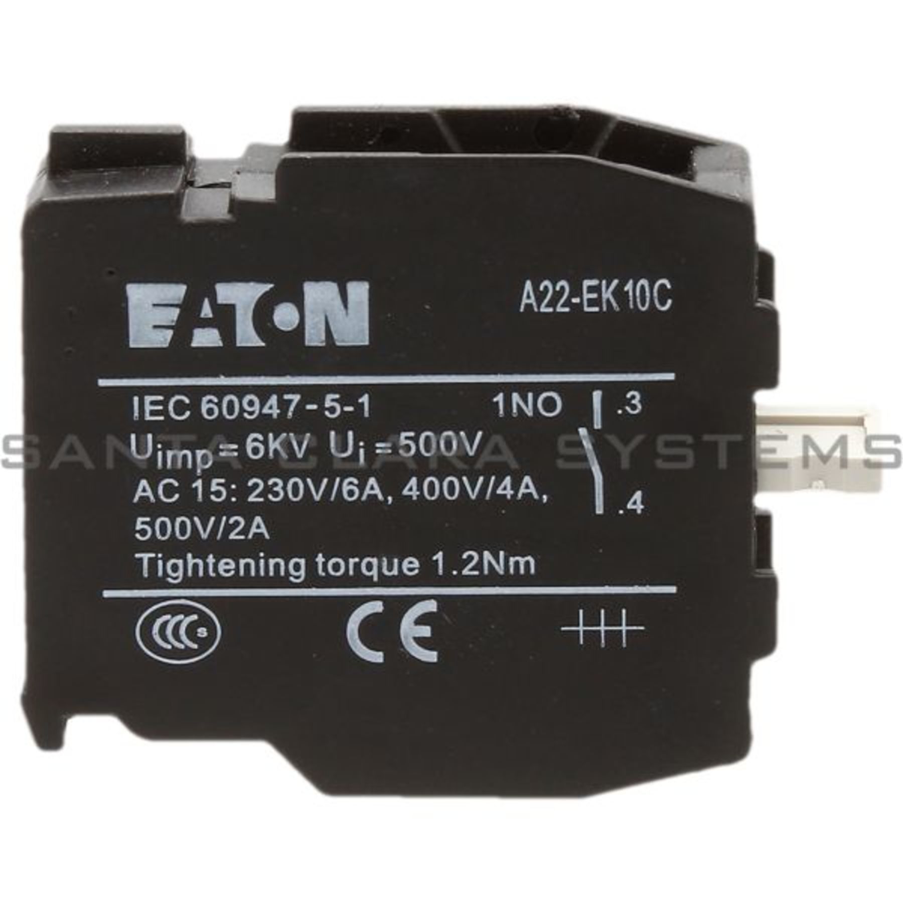Eaton Moeller Switch Contact Block A22-EK10 