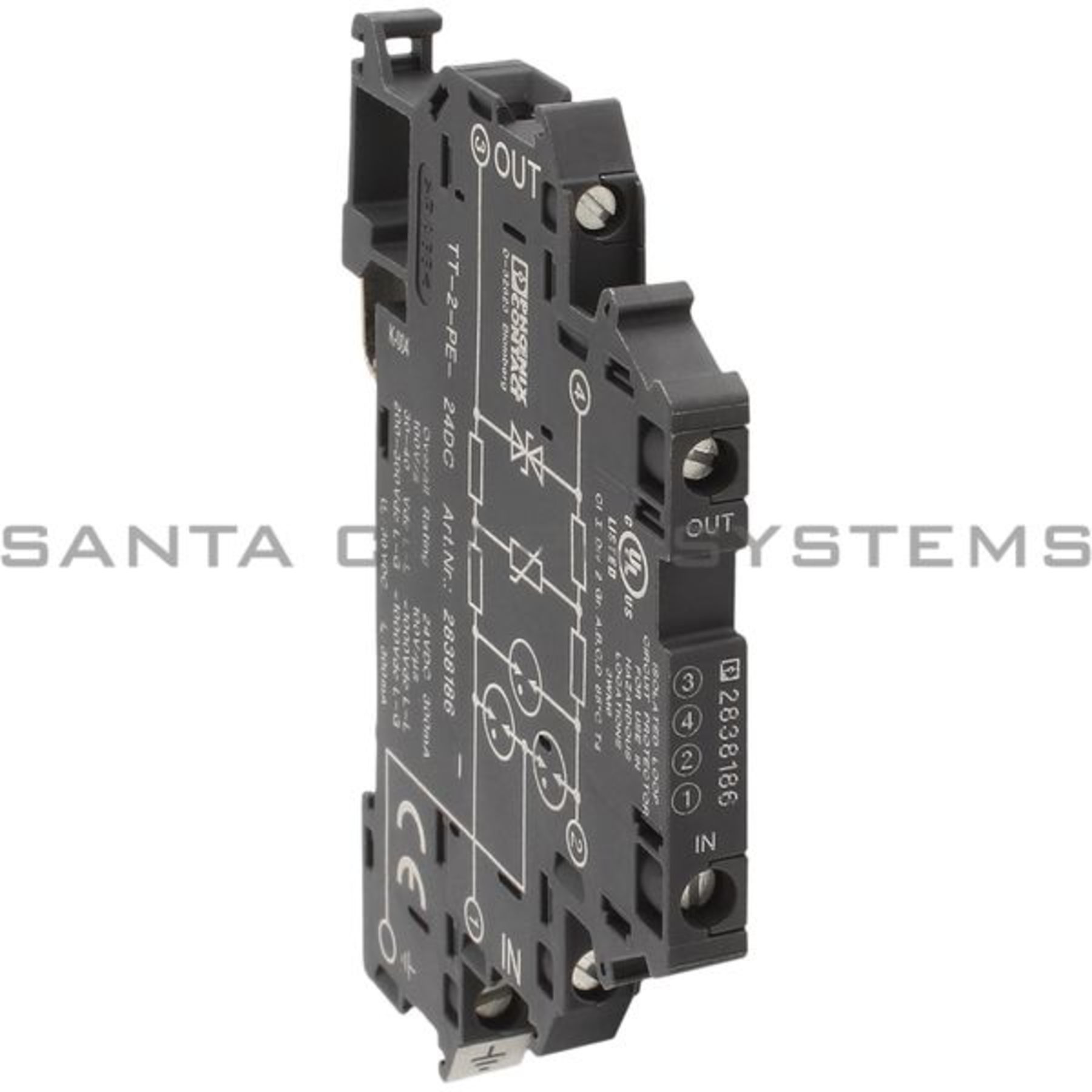 2838186 Phoenix Contact Terminal Block | Tt-2-PE-24DC