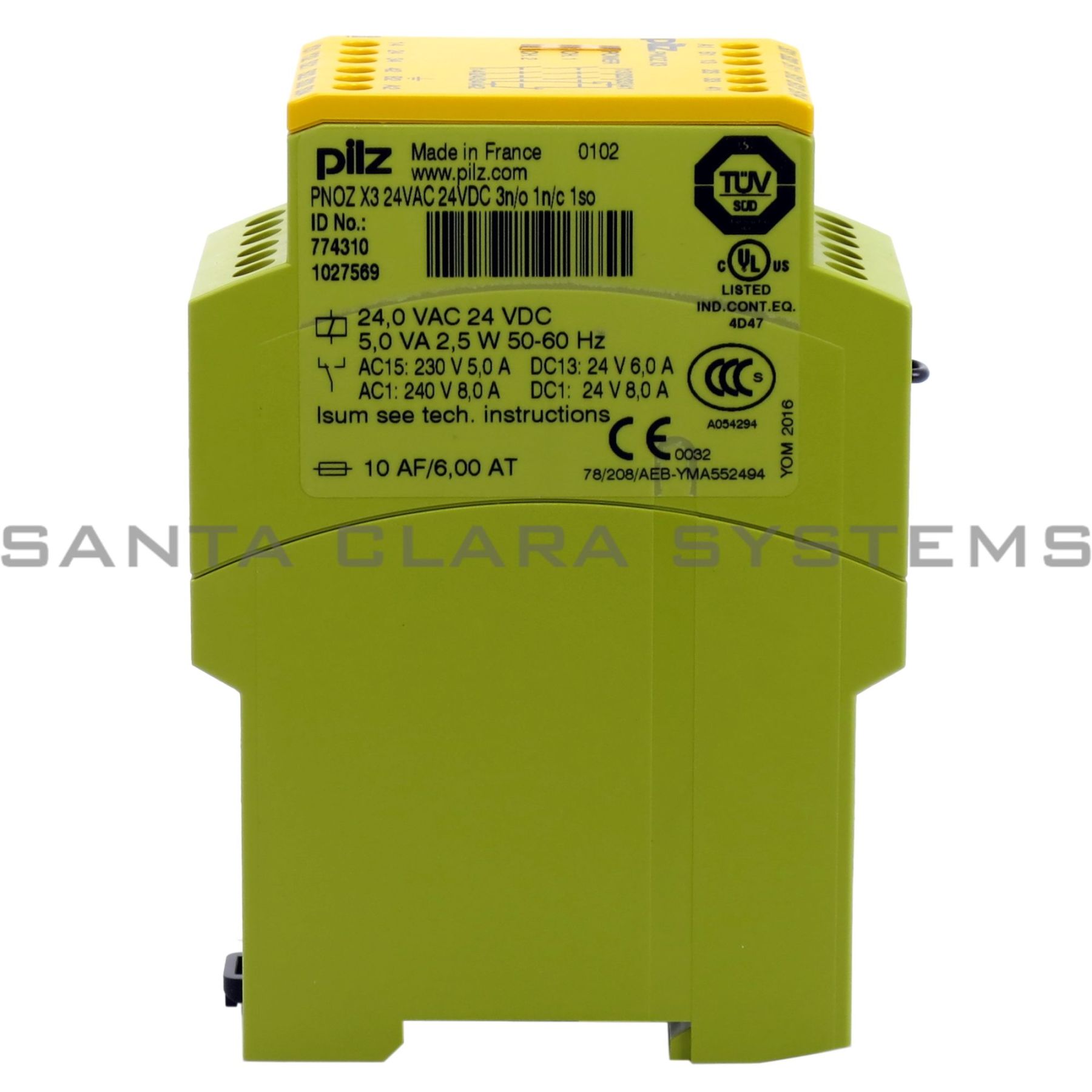 PNOZX324VAC24VDC3N-O1N-C1SO-774310 Pilz In stock and ready