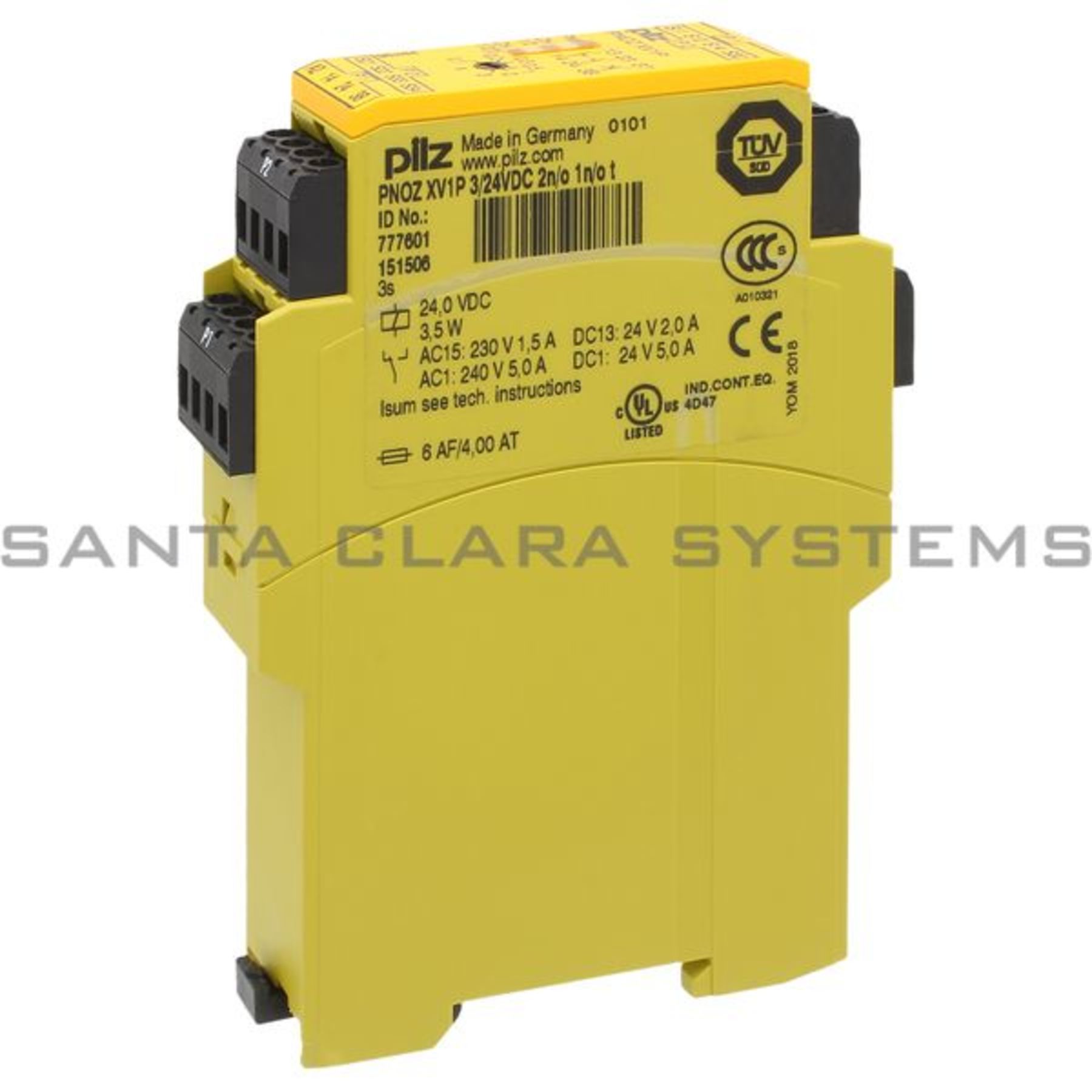 New PILZ 777601 PNOZ XV1P 3/24VDC 2n/o 1n/o t New PILZ 777601 PNOZ XV1P 3/24VDC 2n/o 1n/o t