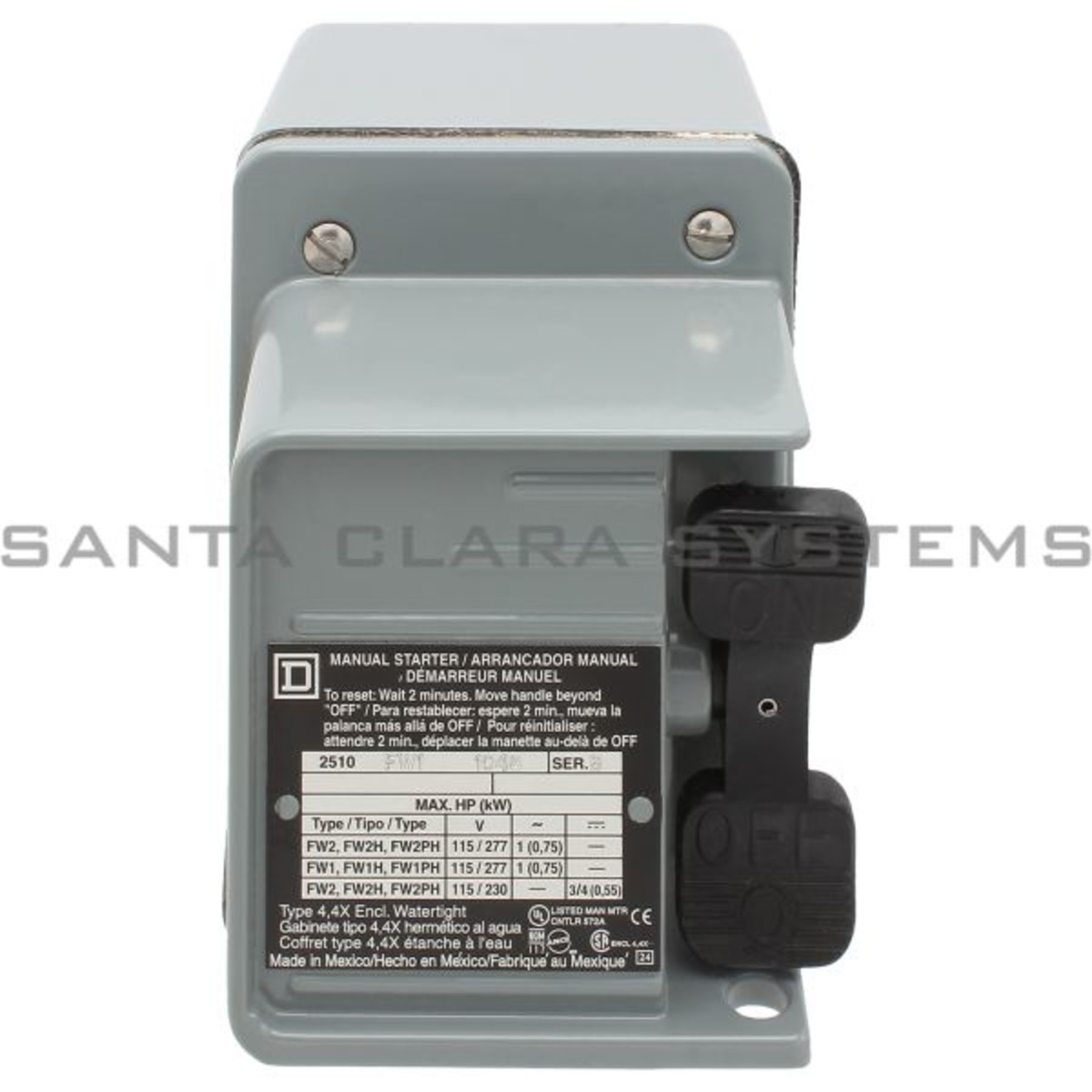 Square D 2510FW1 Industrial Control System for sale online 