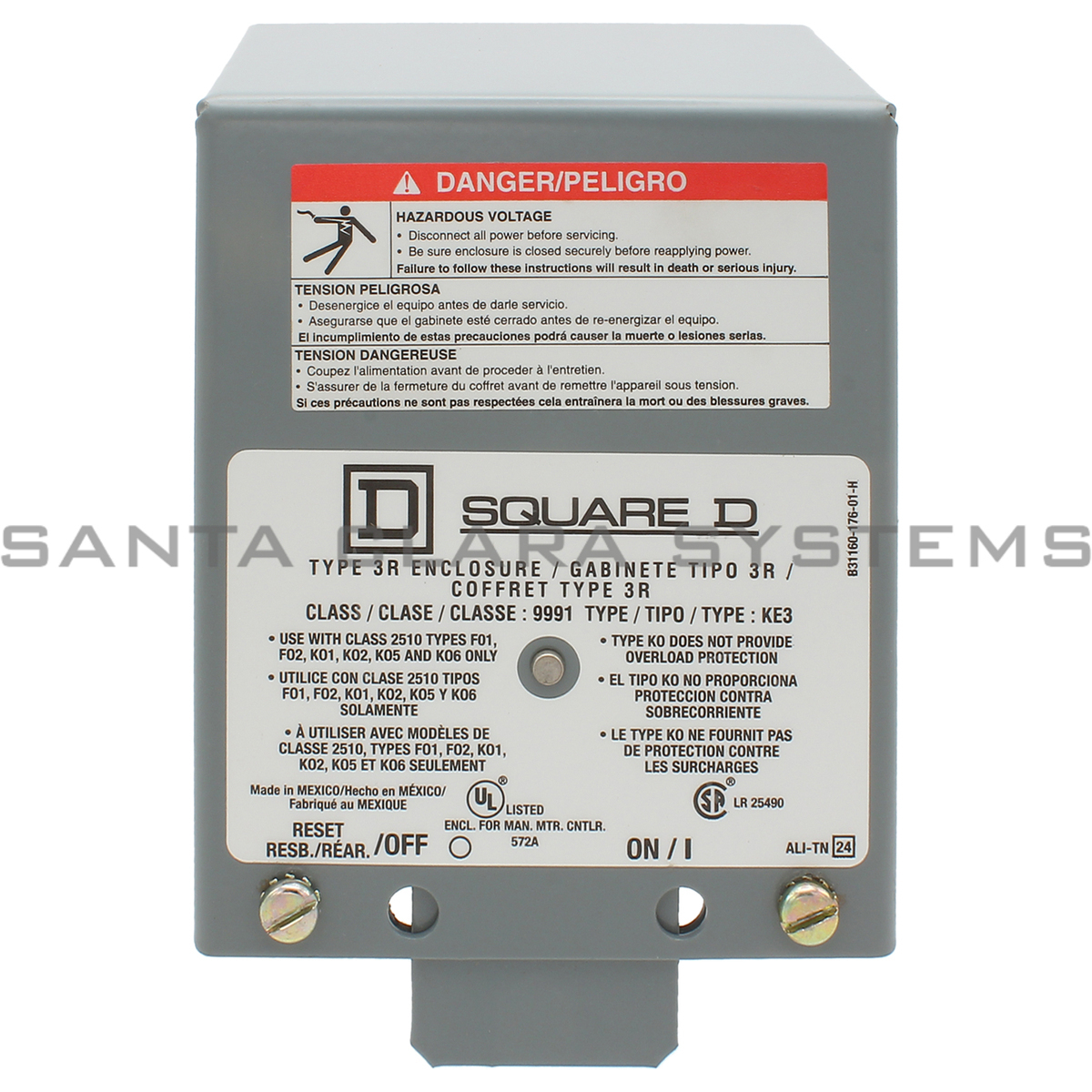 9991-KE3 Square D In stock and ready to ship - Santa Clara Systems