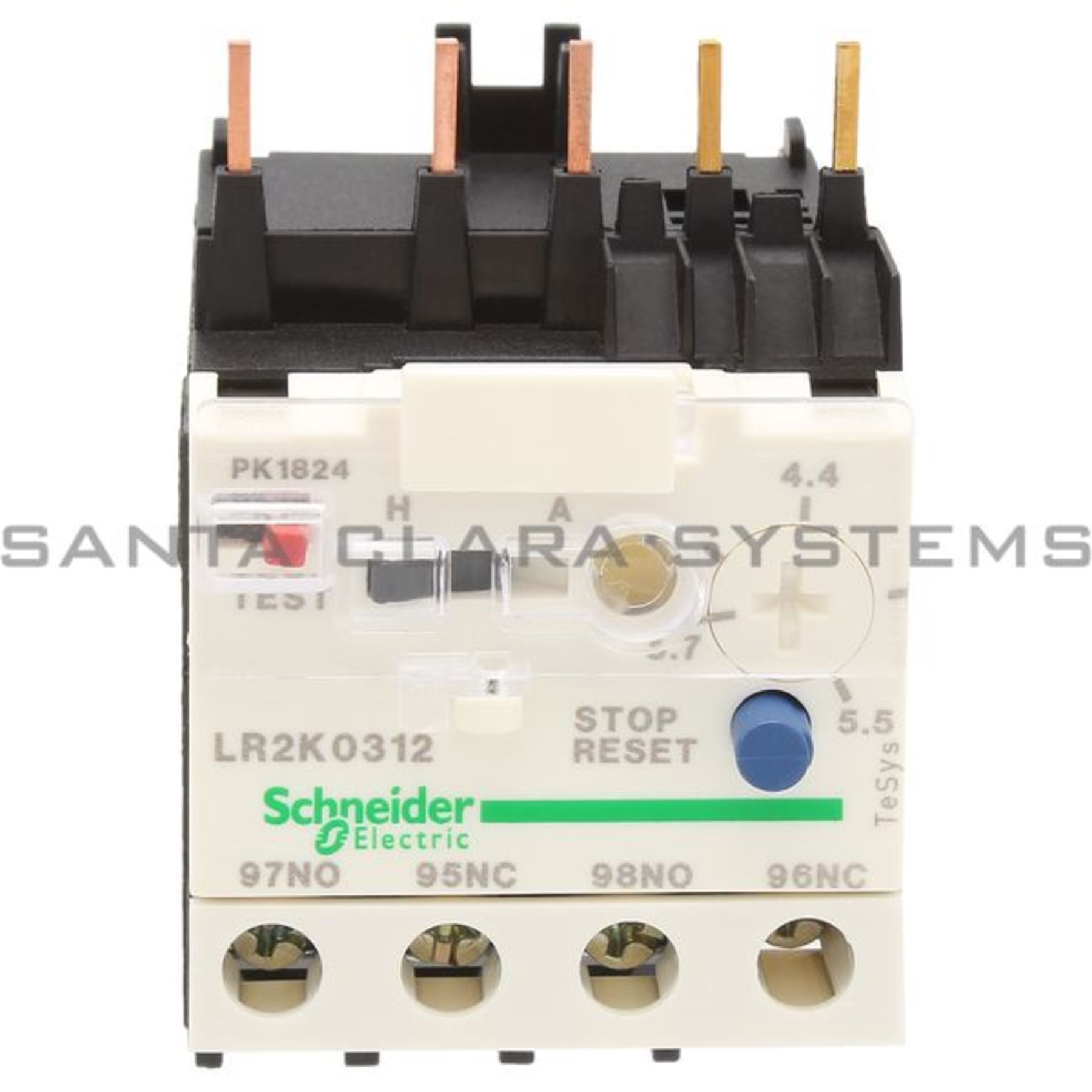 Schneider LR2K0312 TeSys K class 10A 3.7...5.5A differential thermal