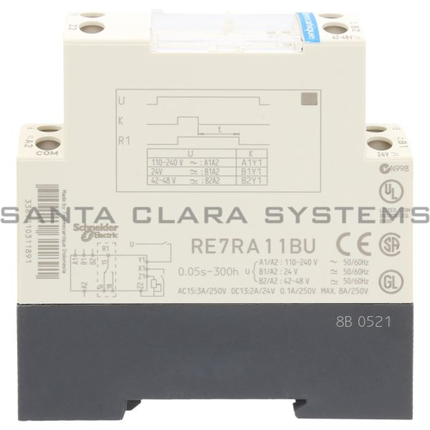 RE7RA11BU Telemecanique Timer - Santa Clara Systems RE7RA11BU Telemecanique Timer - Santa Clara Systems