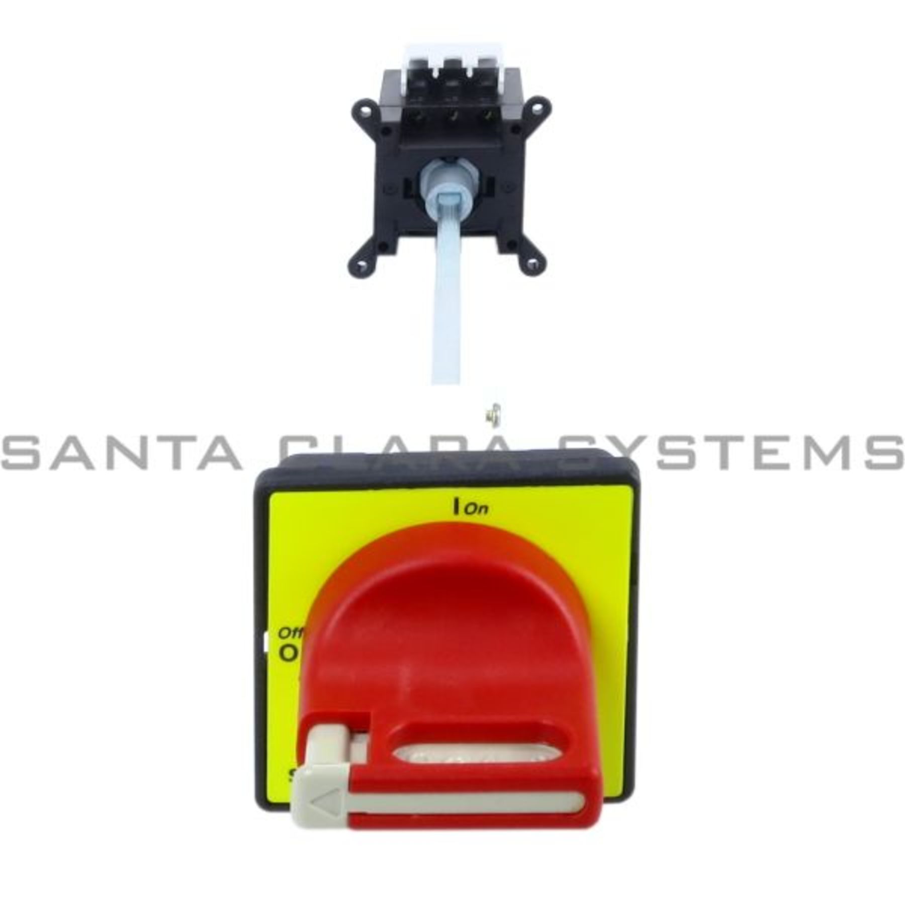 20A Emergency Stop Switch Disconnector Schneider Electric TeSys VARIO VCCF01 IP65 Rated for Mounting at Back of Enclosure 3NO Padlockable Operating Handle 3 Pole
