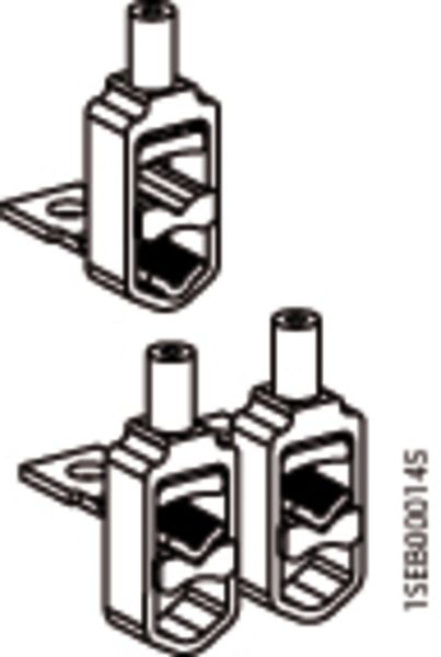 ABB 1,2,3-DOUBLE-V-CLAMP-KIT  1,2,3 Double V-clamp kit Product Image