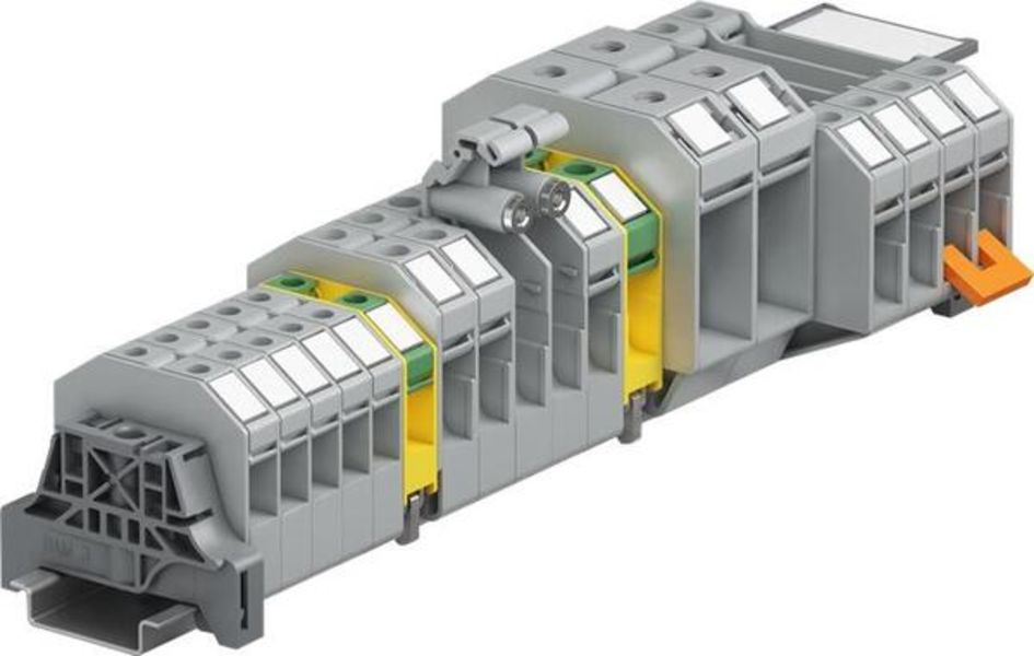 ABB 165ETTM5TM5-1-1SNA296116R1500  165ETTM5TM5-1 Wire lug terminal blocks Disconnect Beige Product Image