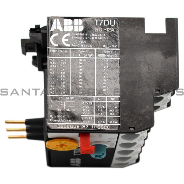 ABB 1SAZ111301R0011 Overload Relay | T7DU12.0 Product Image