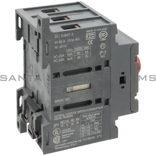 ABB 1SCA022352R6950 Disconnect Switch | OT45E3 Product Image