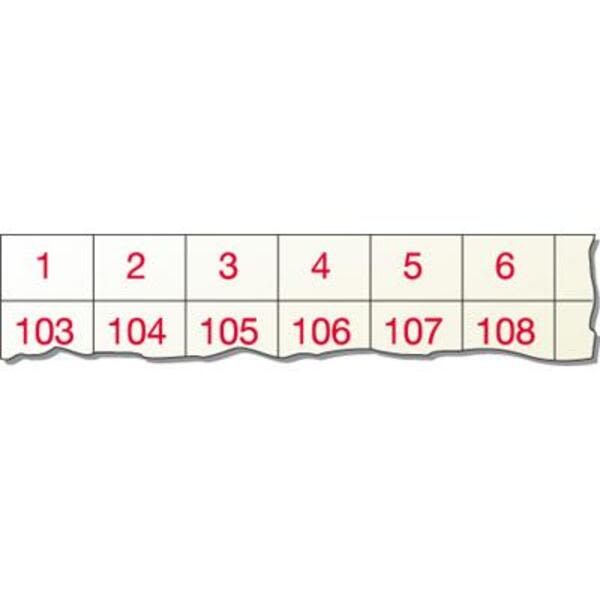 ABB 1SNA163142R2100 RE H2 VIERGE Terminal Block Markers Product Image