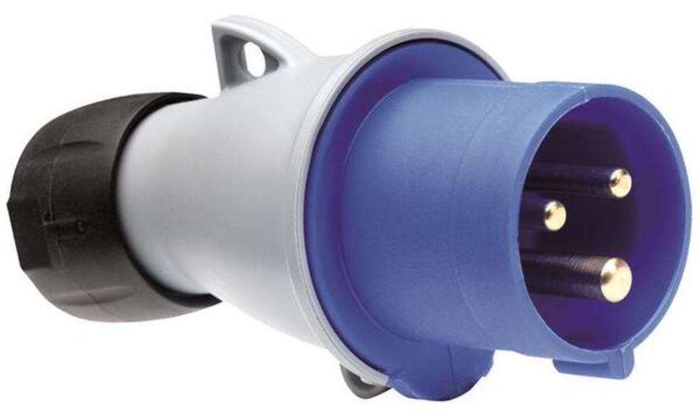 ABB 216-P6  Plug, 6h, 16A, IP44, 2P+E Product Image