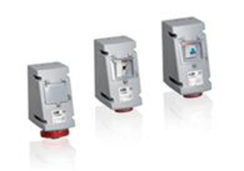 ABB 216RPM4W  Socket-outlet with MCB, 4h, 16A, IP67, 2P+E Product Image