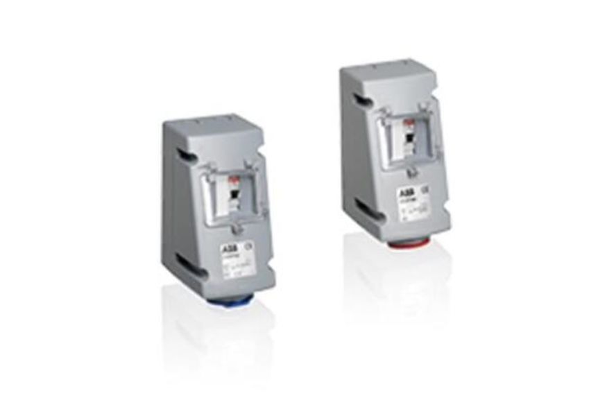 ABB 232RPM12W Socket-outlet with MCB, 12h, 32A, IP67, 2P+E Product Image