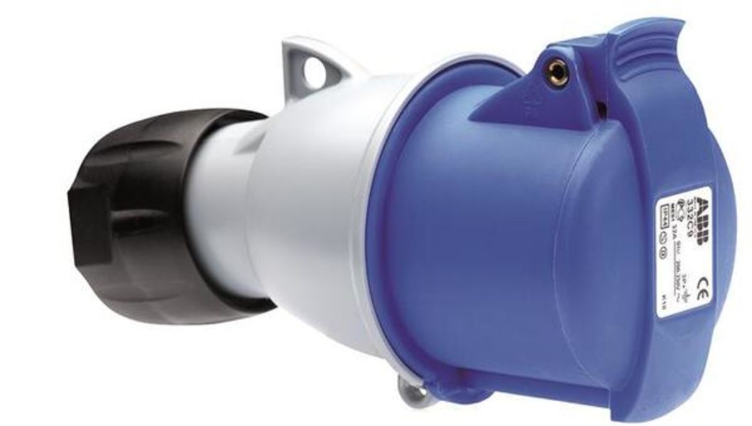 ABB 332-C5  Connector, 5h, 32A, IP44, 3P+E Product Image