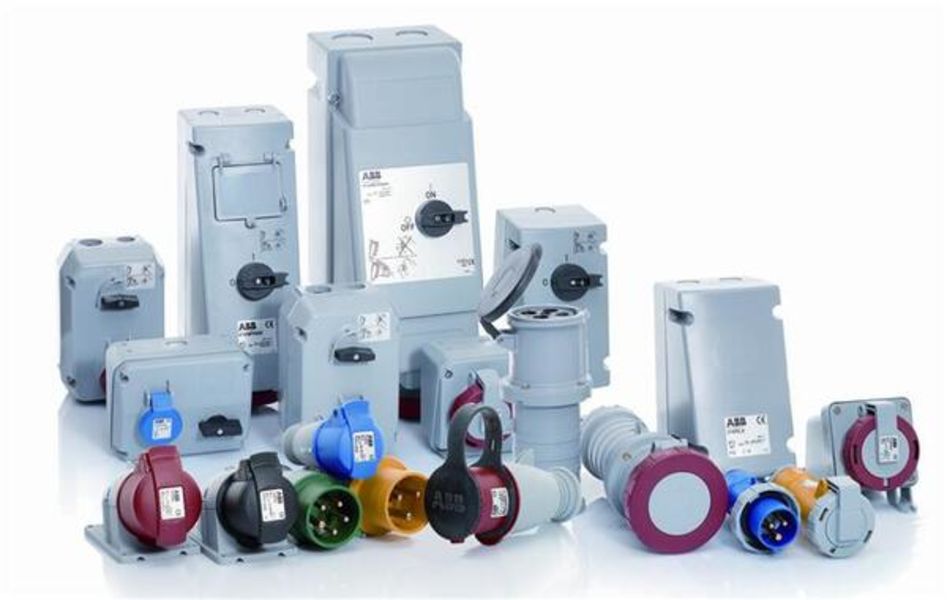 ABB 332-C9  Connector, 9h, 32A, IP44, 3P+E Product Image