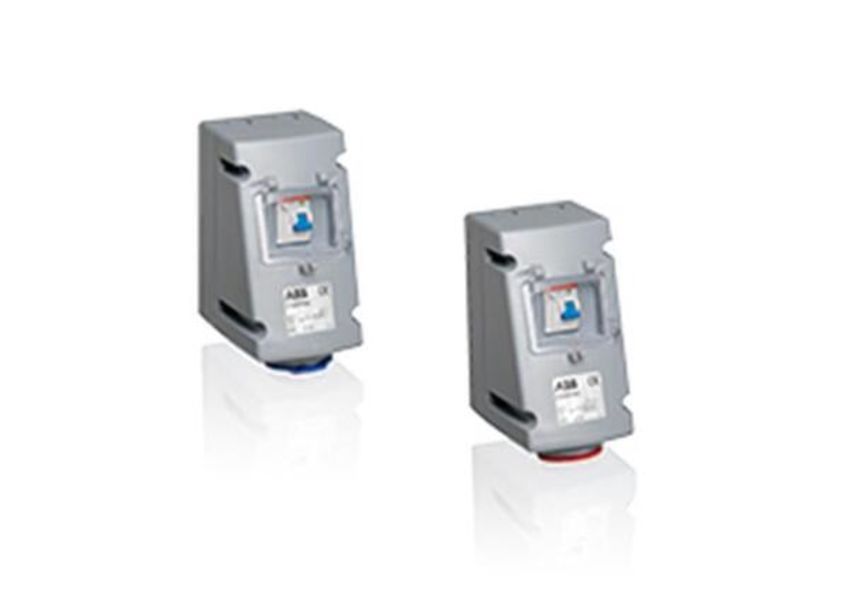 ABB 332RPR9  Socket-outlet with RCD, 9h, 30mA, 32A, IP44, 3P+E Product Image