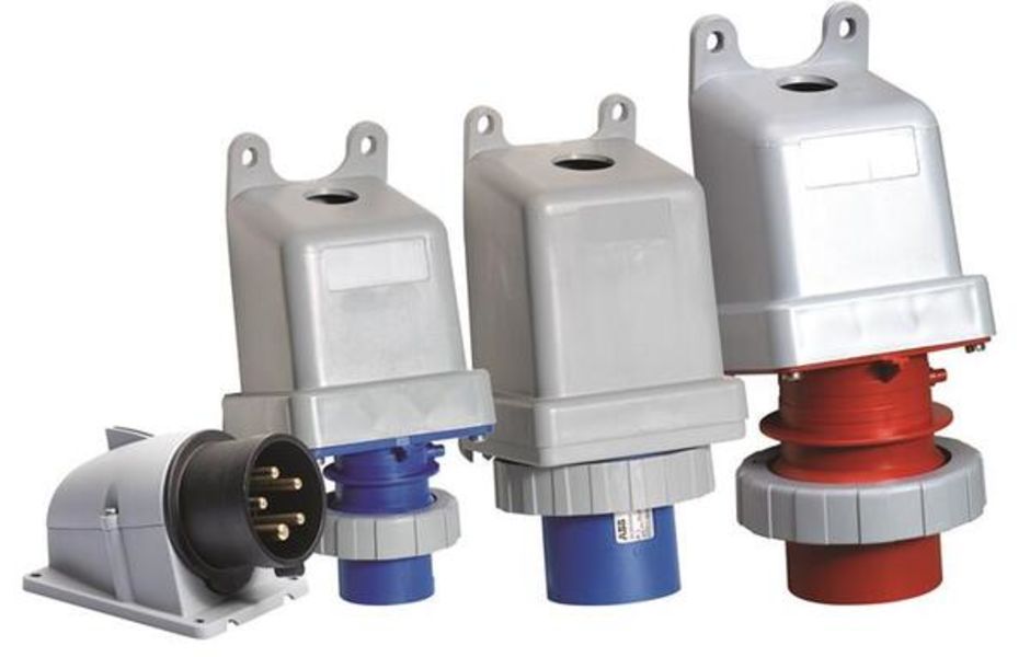 ABB 363BS5 Surface inlet, 5h, 63A, IP44, 3P+E Product Image
